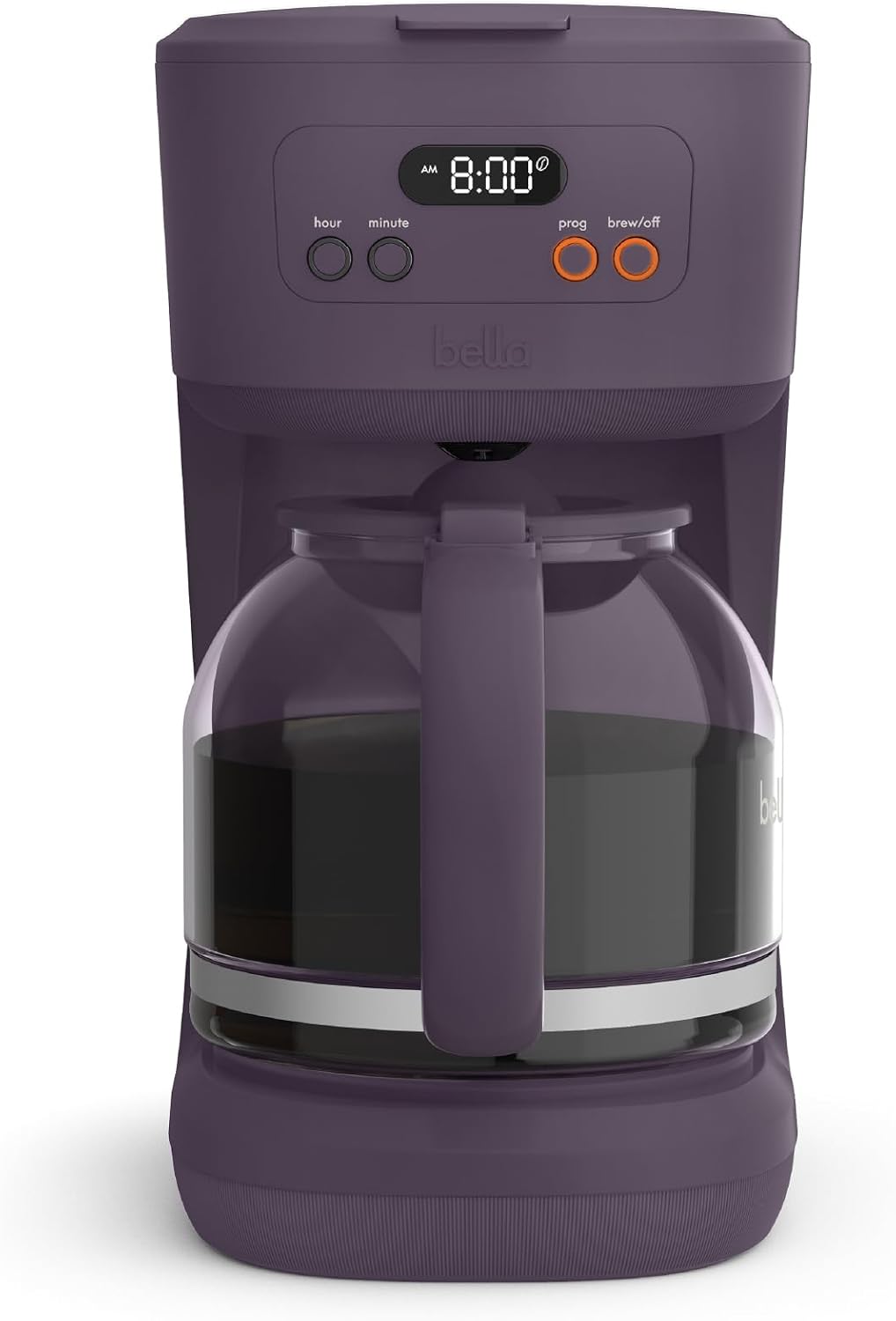 Bella 12-Cup Programmable Coffee Maker, LCD, Auto Shutoff, 900W