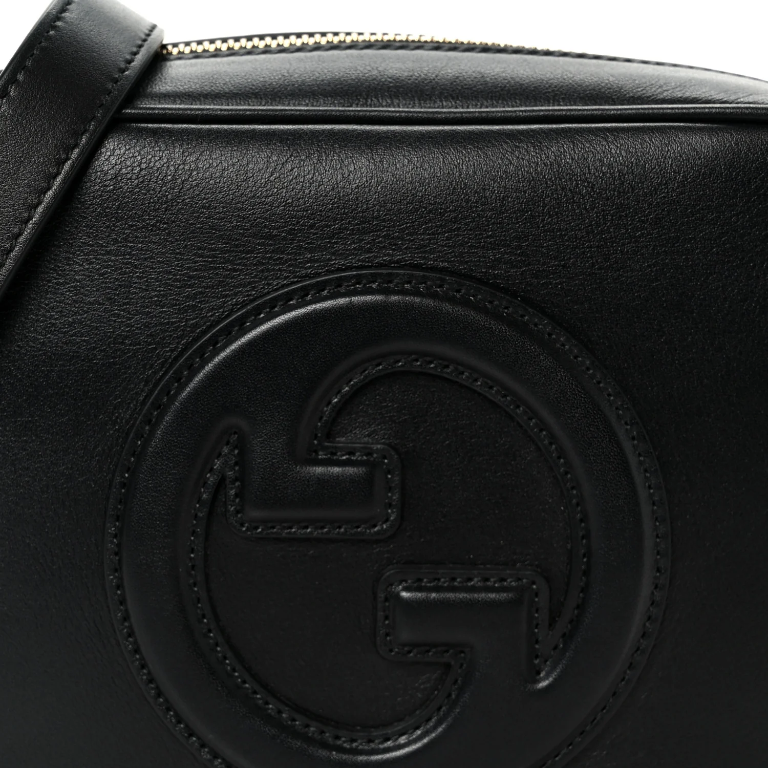 Sweetbread Calfskin Mini Blondie Bag Black