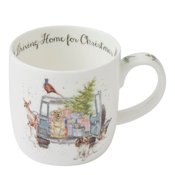 Driving Home for Christmas kopp 31 cl hundemotiv