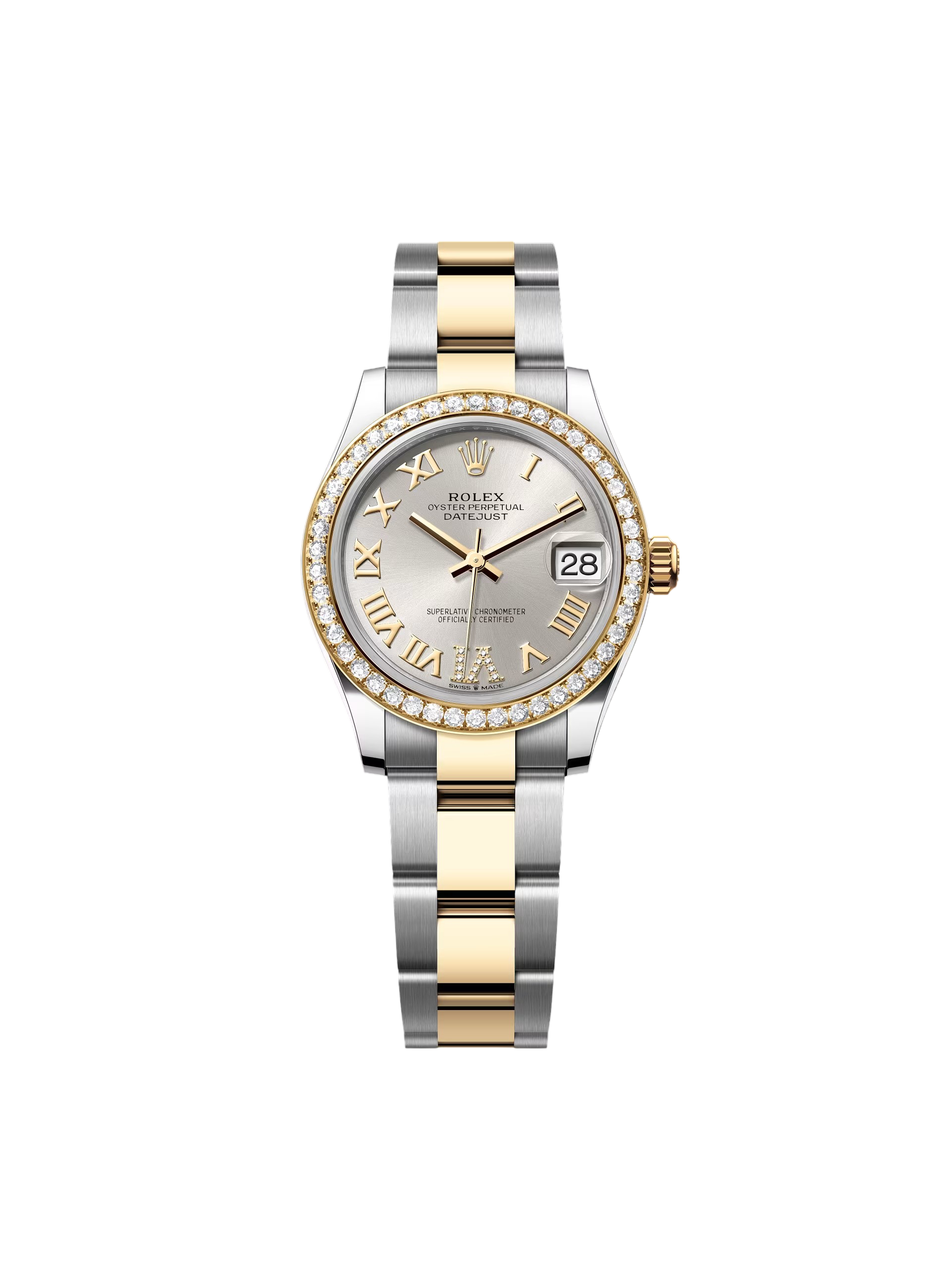 【Super Clone】RLX Datejust m278383RBR-0003/0004 31mm Silver Dial Oyster Bracelet
