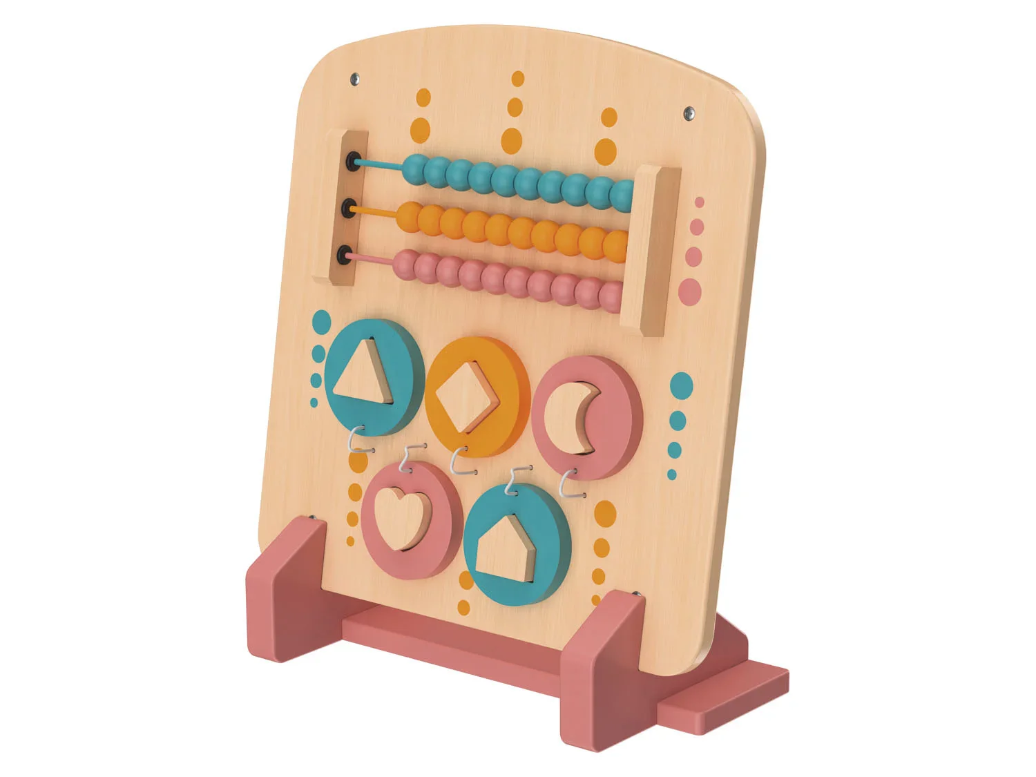 Playtive Jeu mural en bois vritable, 2 pices