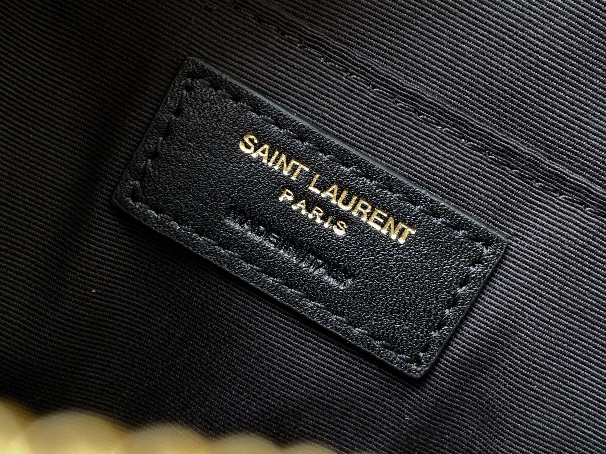 Y Lou Camera Bag In Quilted Leather