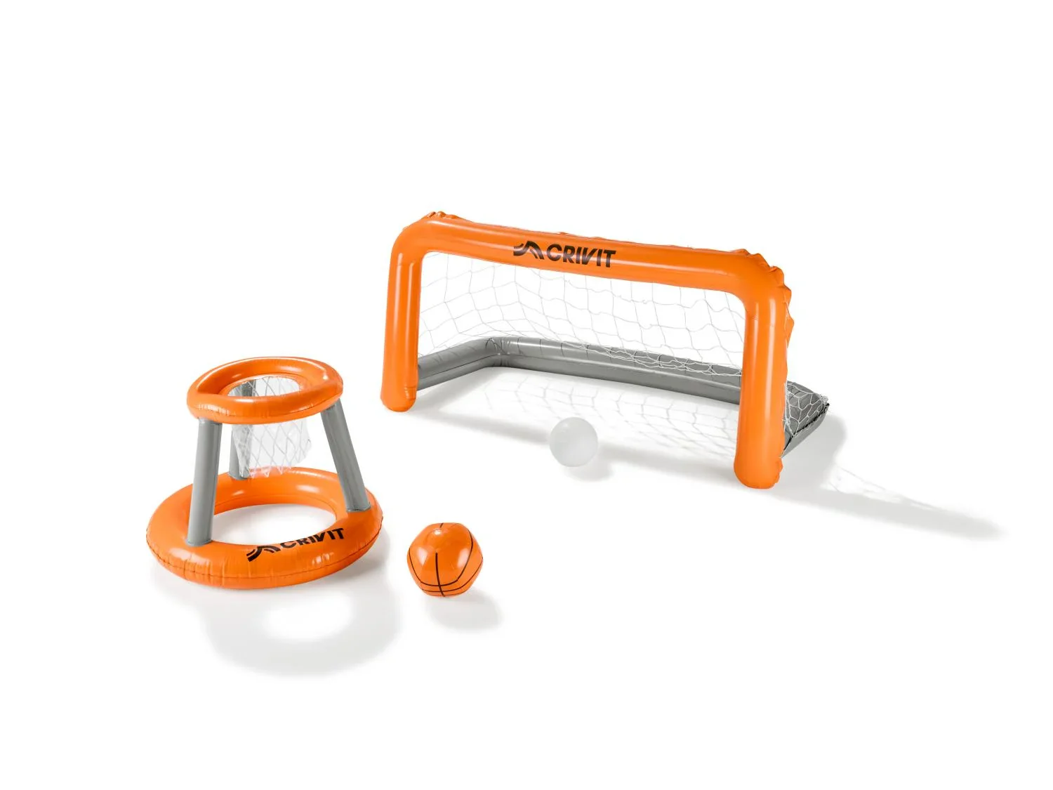 CRIVIT Filet daqua volley gonflable ou set de but et panier gonflables