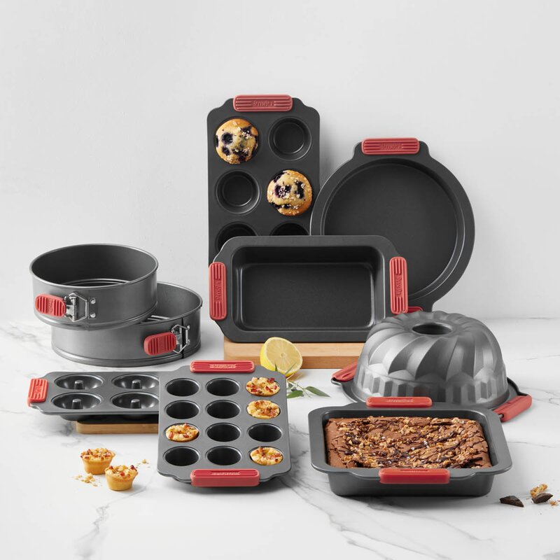 Bakeform for minimuffins 12 hull 36x18 cm keramisk non-stick