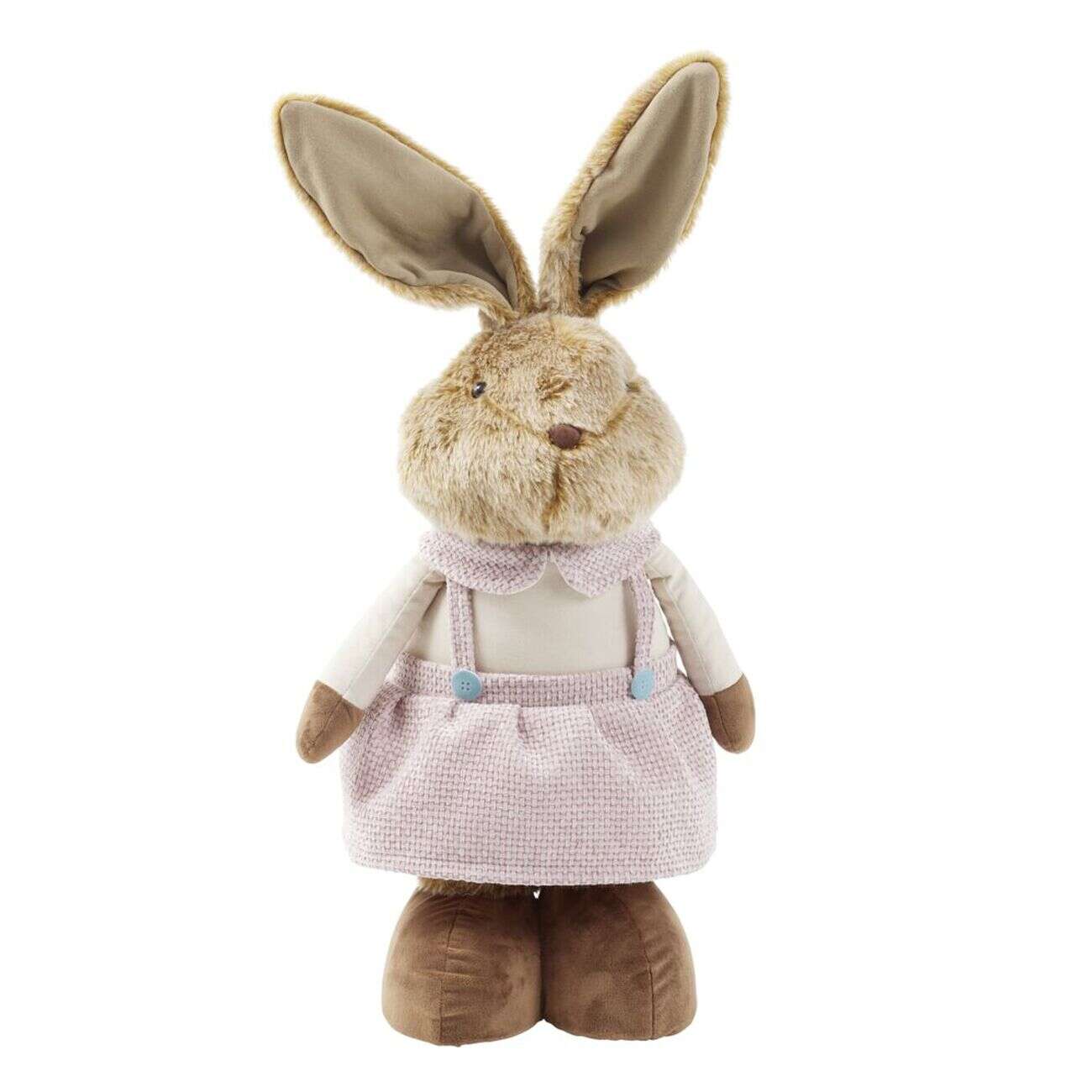 Décoration à poser lapin rétactable jambes extensibles H115cm (2 modèles)