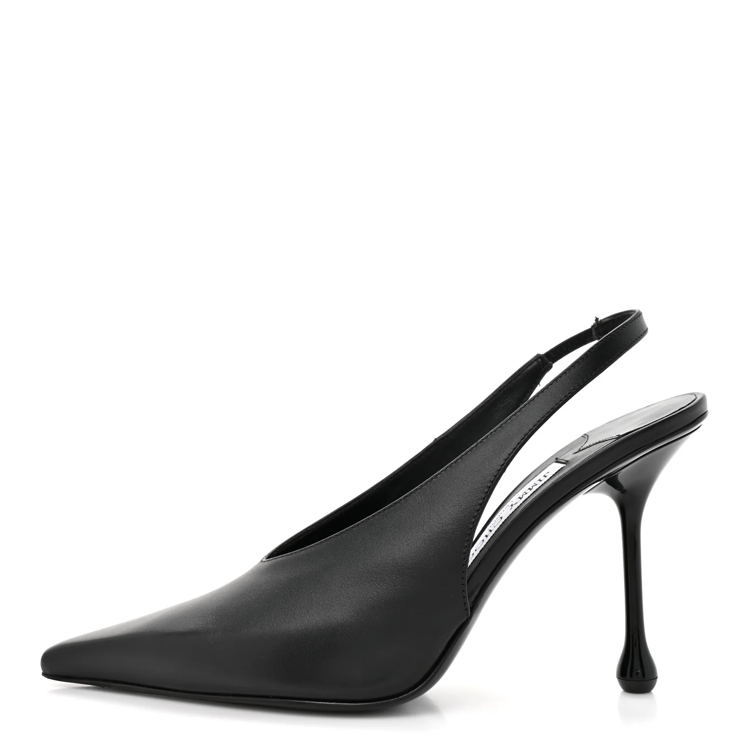 Calfskin Isa 95 Slingback Pumps 38.5 Black