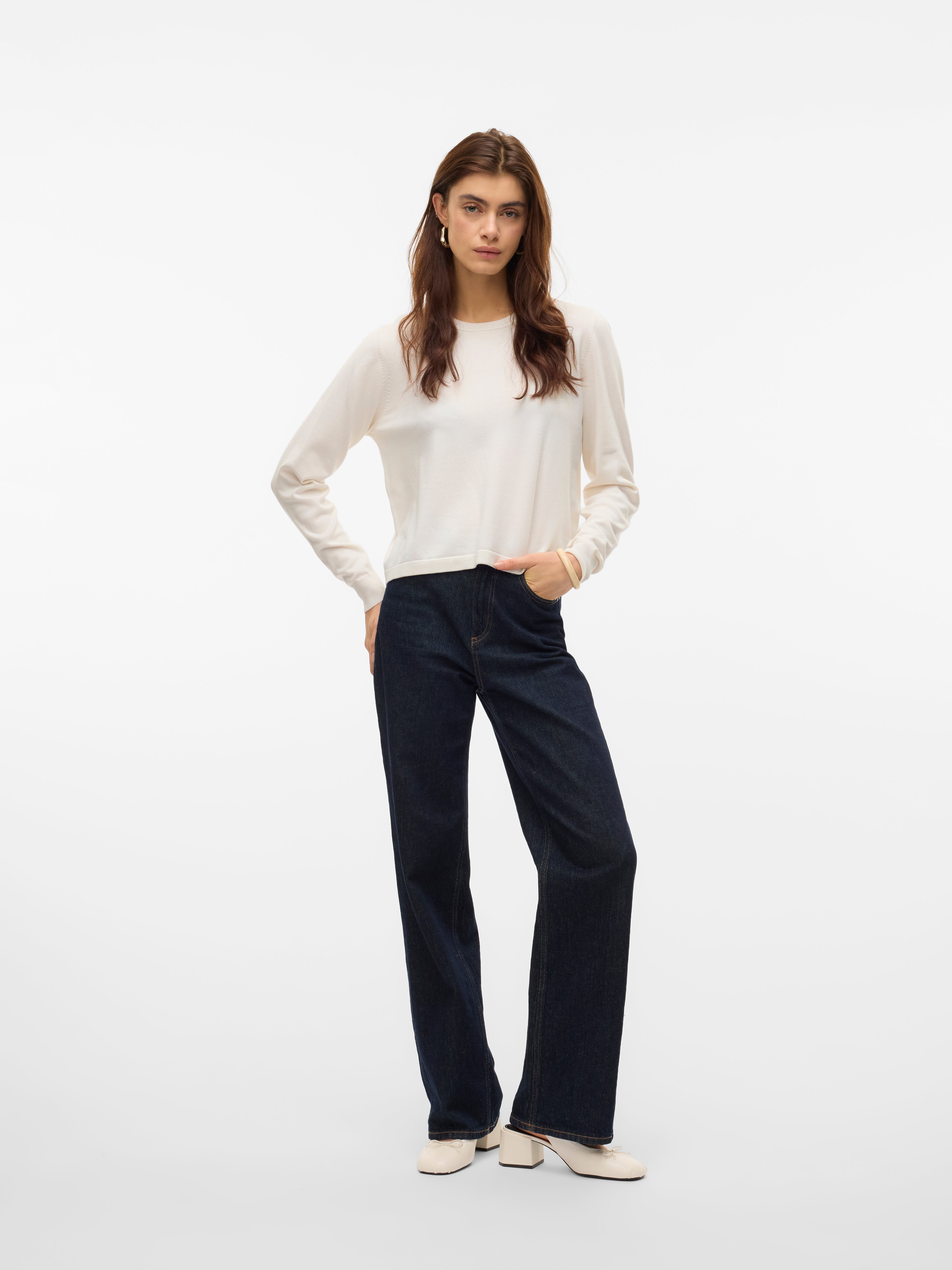 VERO MODA® VMSILJE Knitted pullover