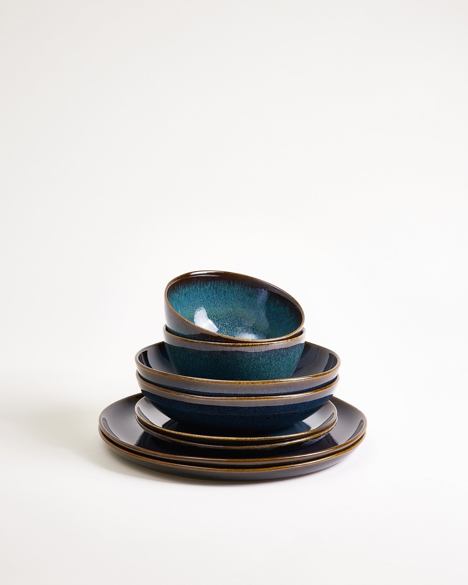 MELIDES - TABLEWARE SET CLASSIC OCEANBLUE 8 PIECES