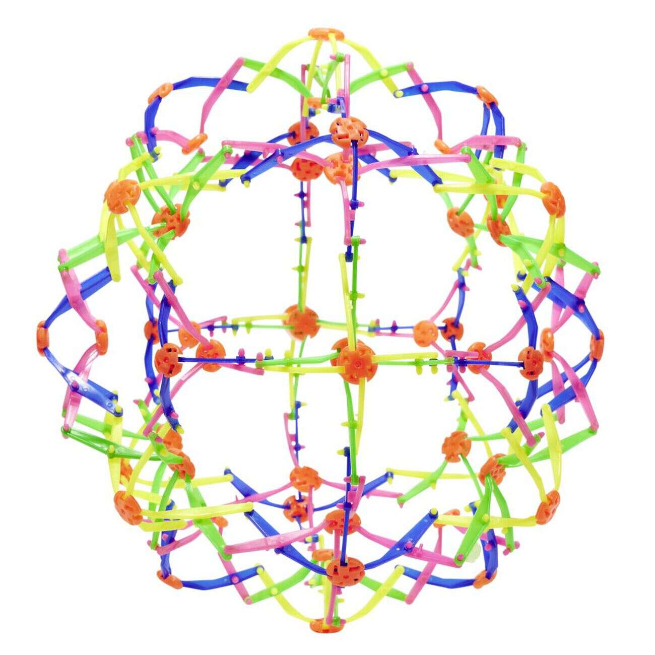 Balle extensible et rétractable en plastique Ø16,5cm