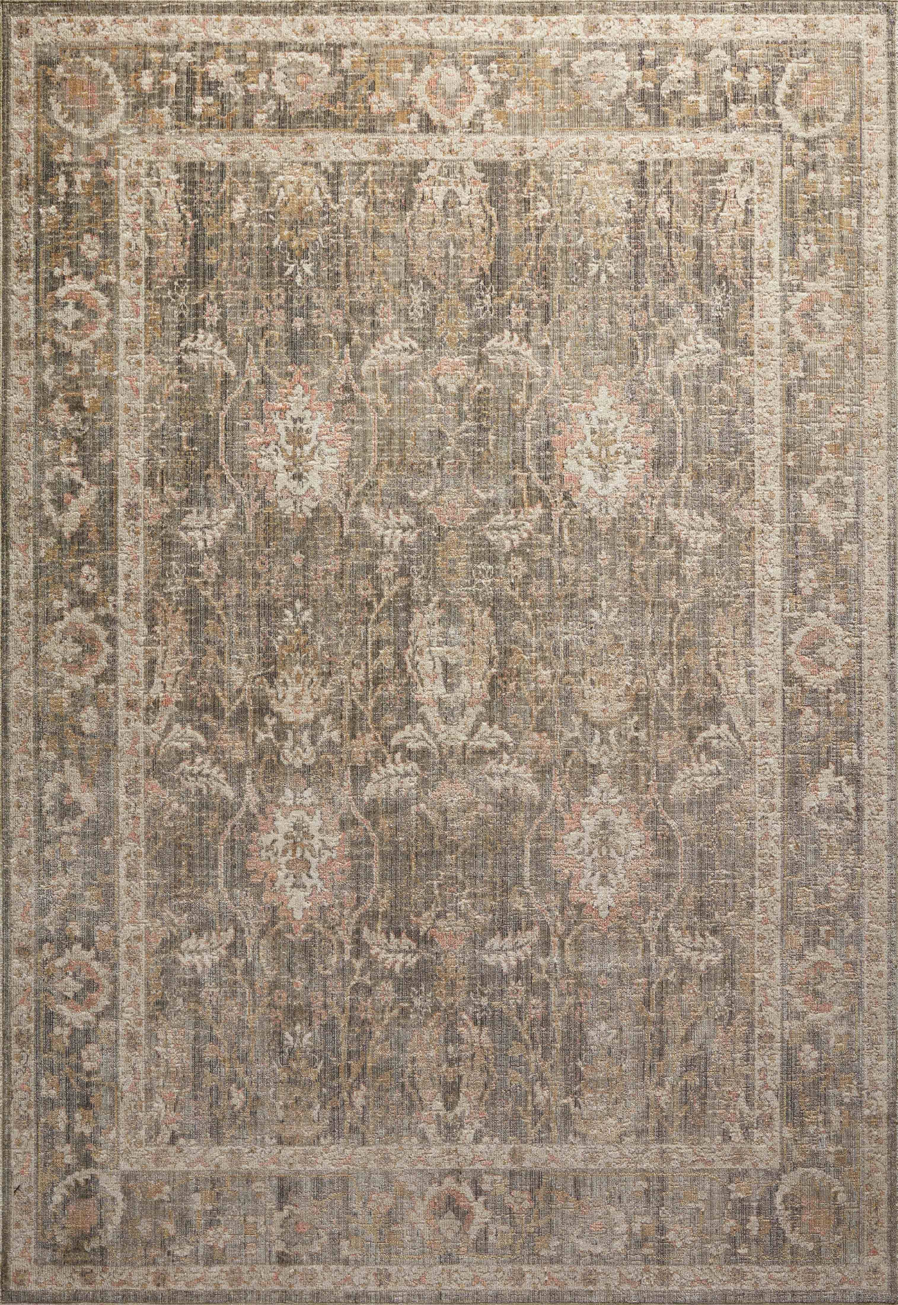 Chris Loves Julia x Loloi Rosemarie Rug - Sage/Blush, 7'10