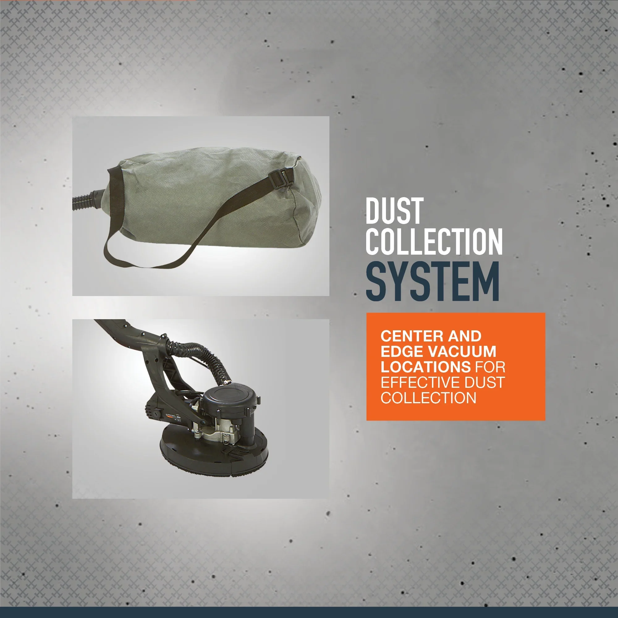 Ironton 9in. Drywall Sander, 6.5 Amps, 750�C1600 OPM, 8-1/2in. Pad