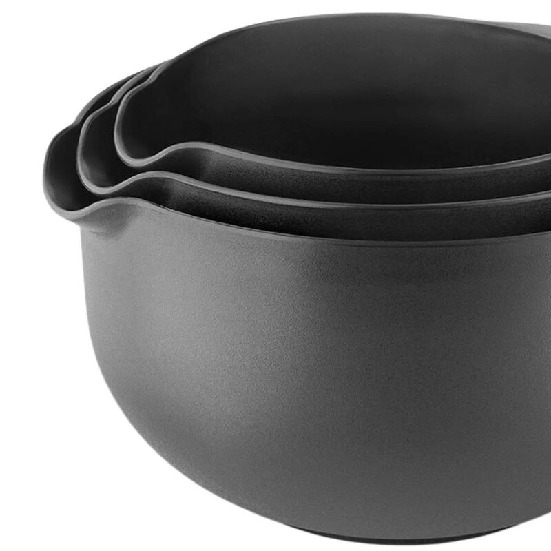 Eva bakebollesett 3 deler 2/3/4L grå