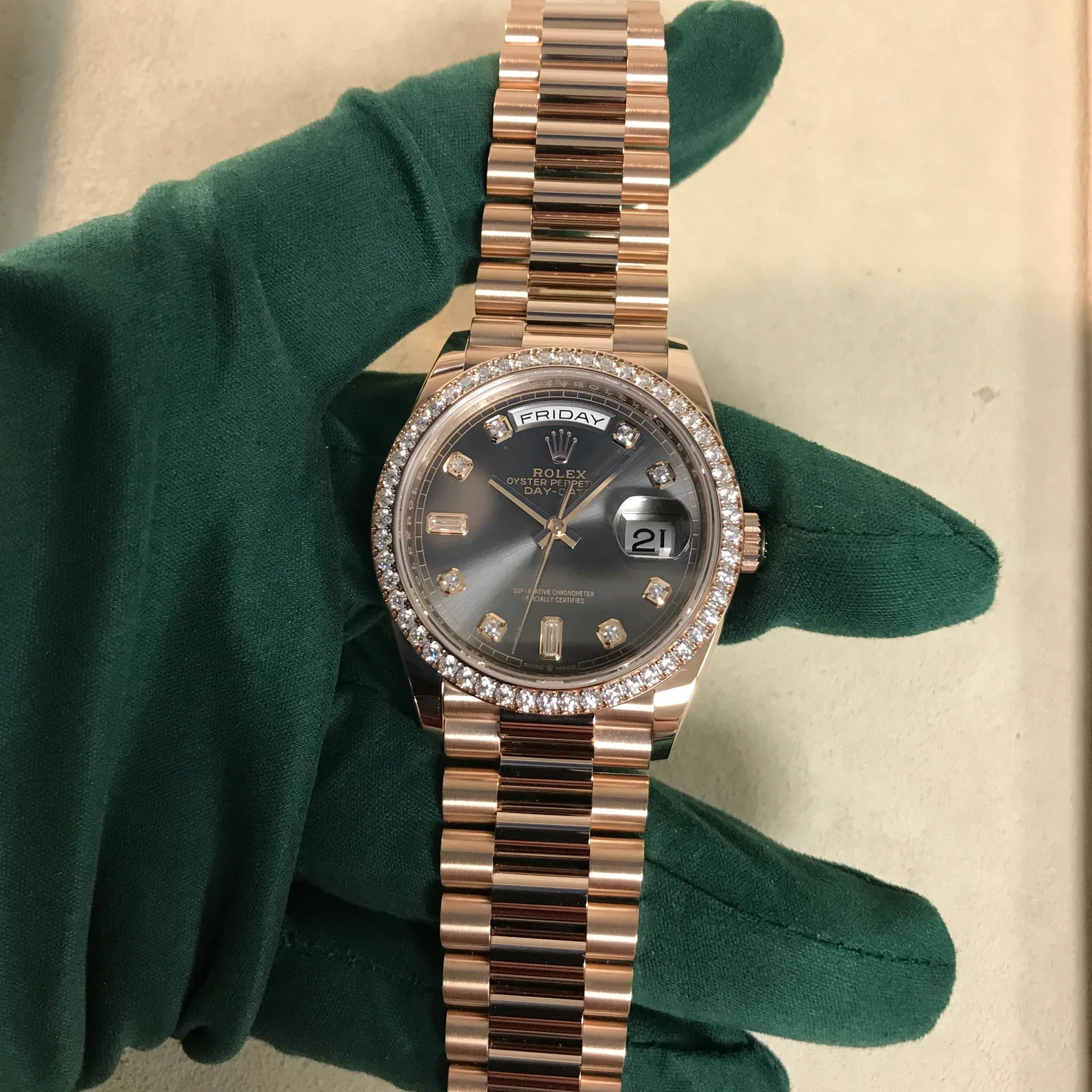 【Super Clone】RLX  Day-Date M128345RBR-0052 36mm