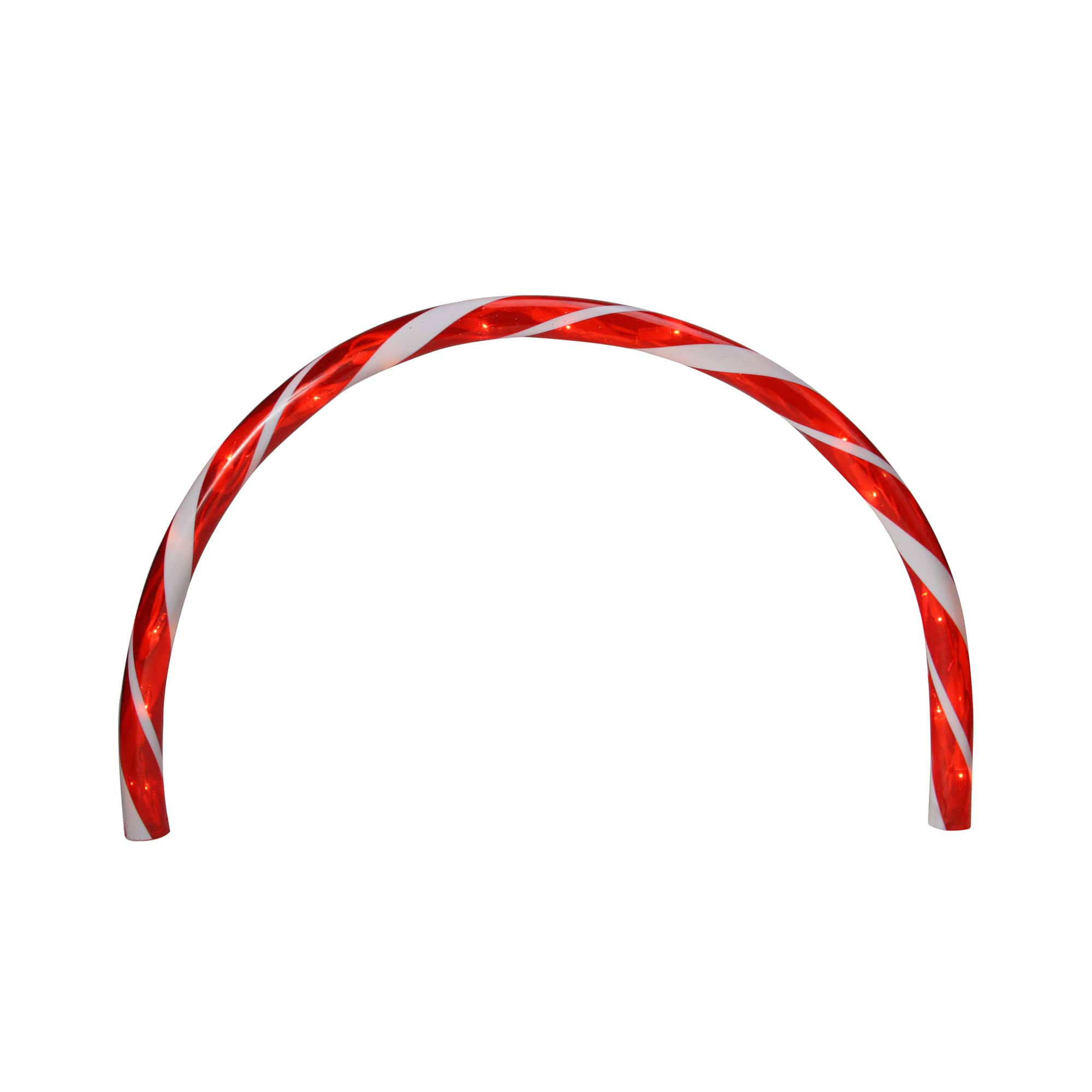 Northlight Set of 3 Candy Cane Arch Outdoor Christmas Pathway Markers - Red
