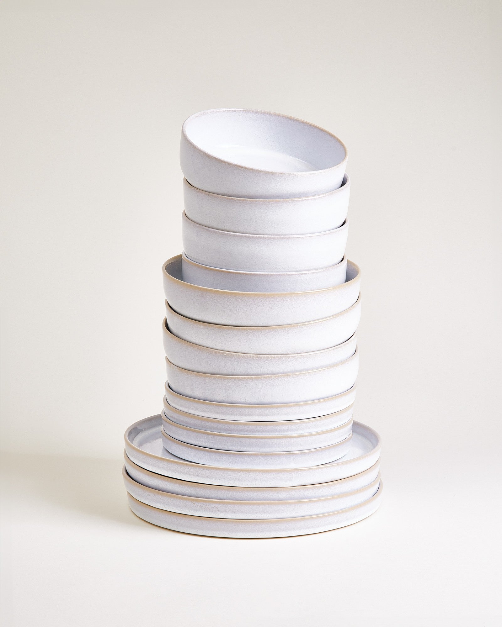 CORDOAMA - TABLEWARE SET MODERN WHITE 16 PIECES