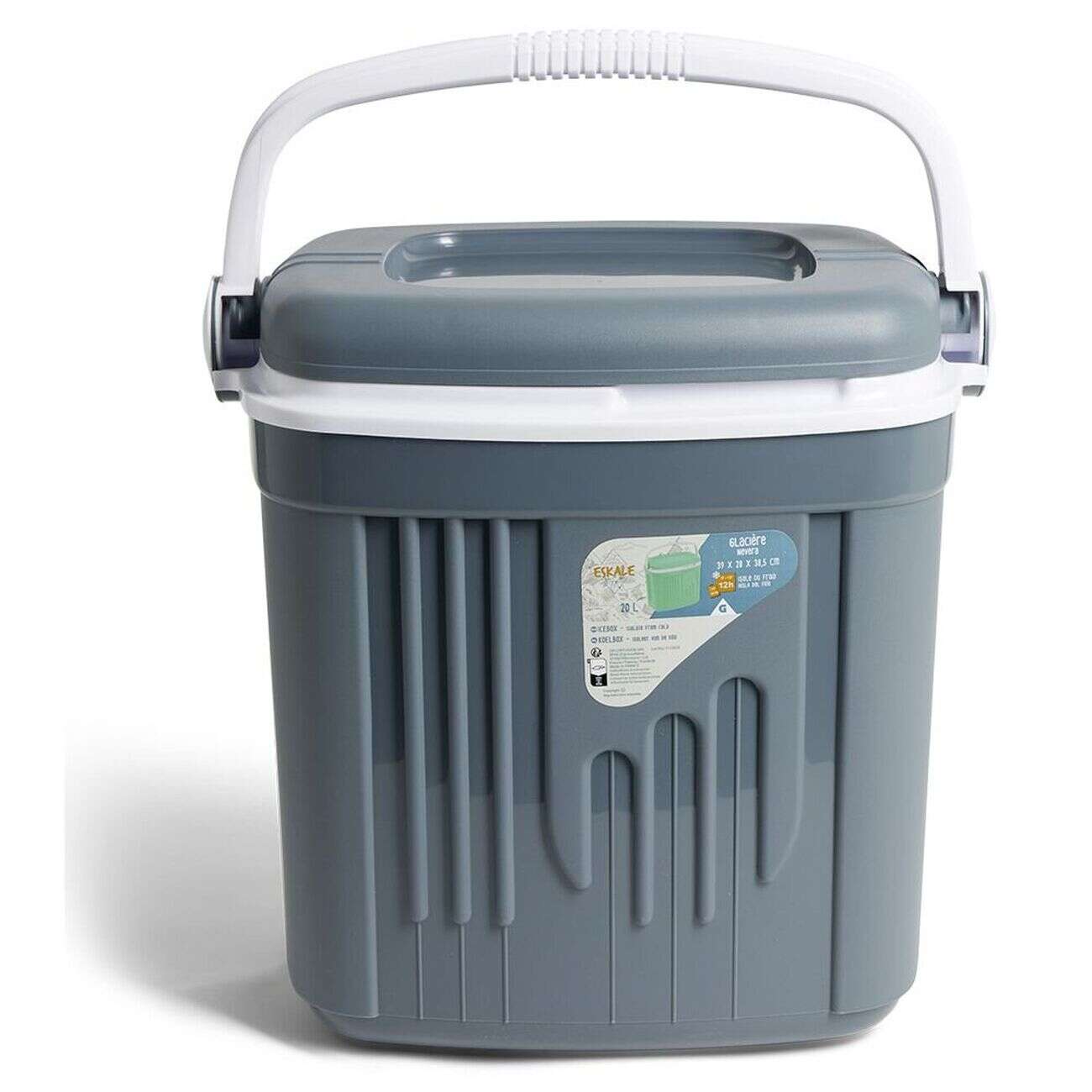 Glacière iceberg 20L grise - 39x28xH38,5cm