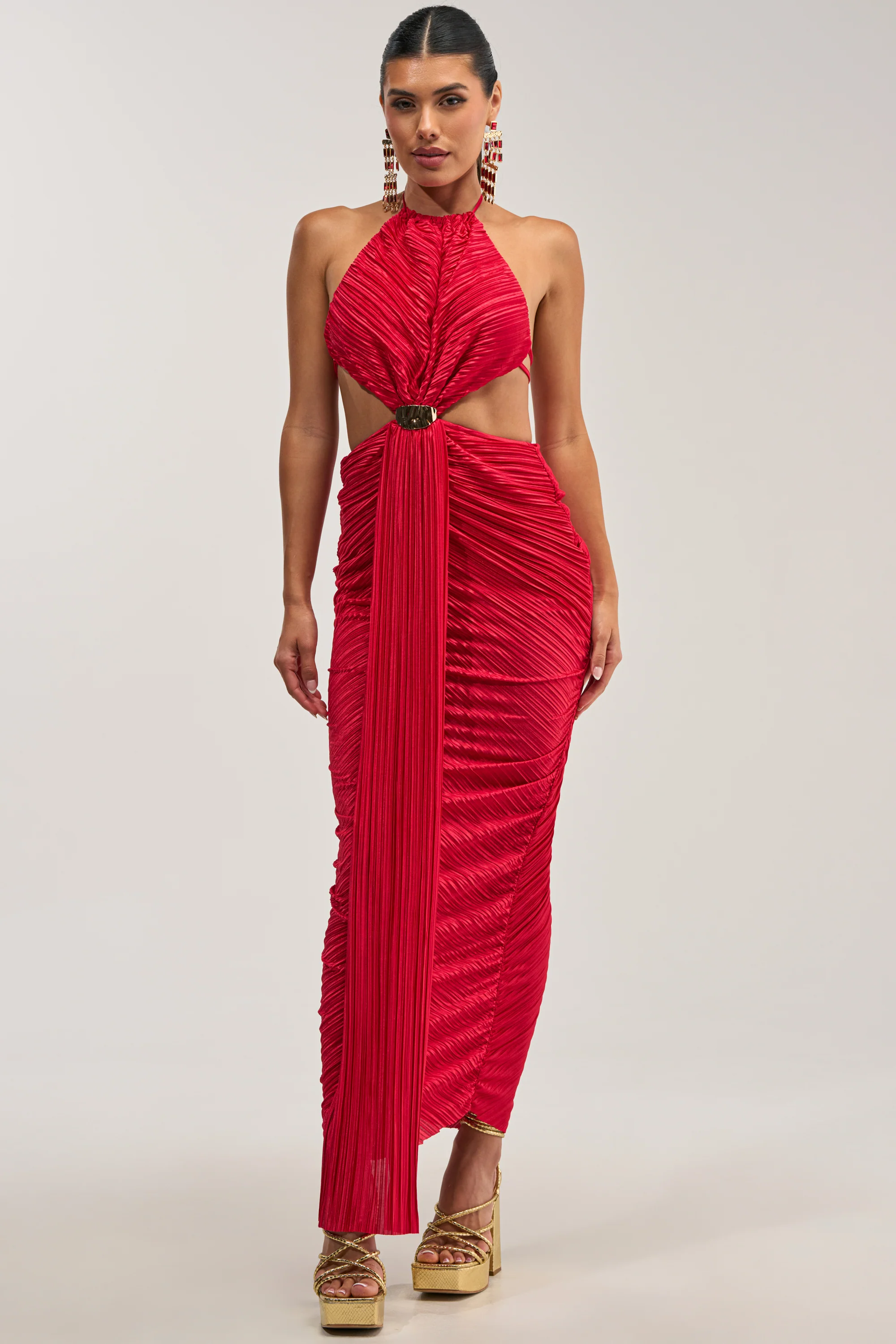 TOO CUTE TO ARGUE SLINKY MAXI DRESS - Akira Store