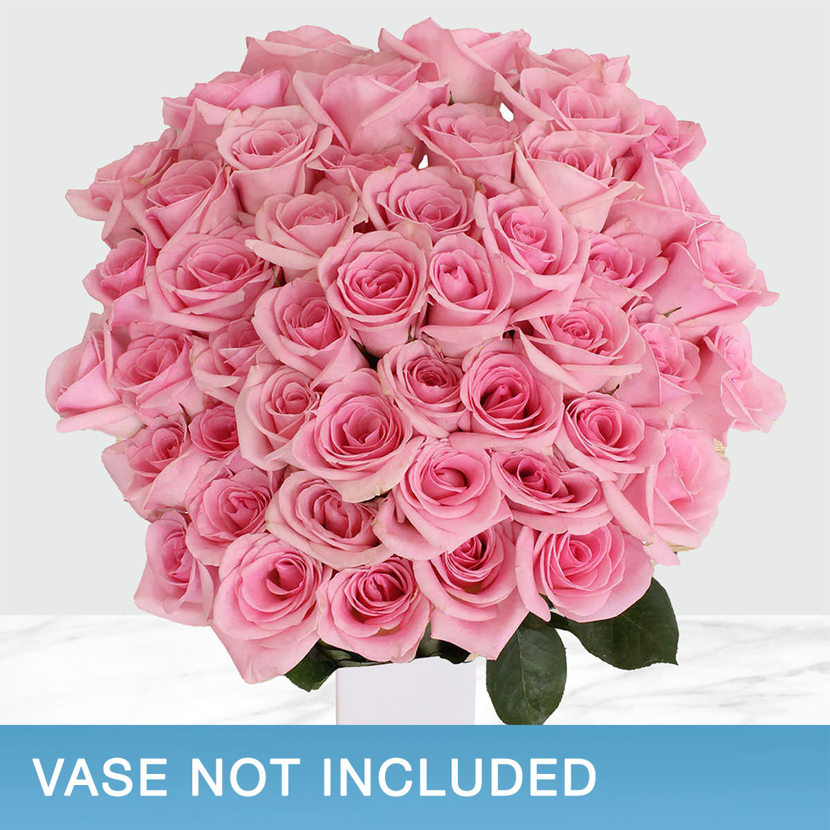 50-Stem Light Pink Roses