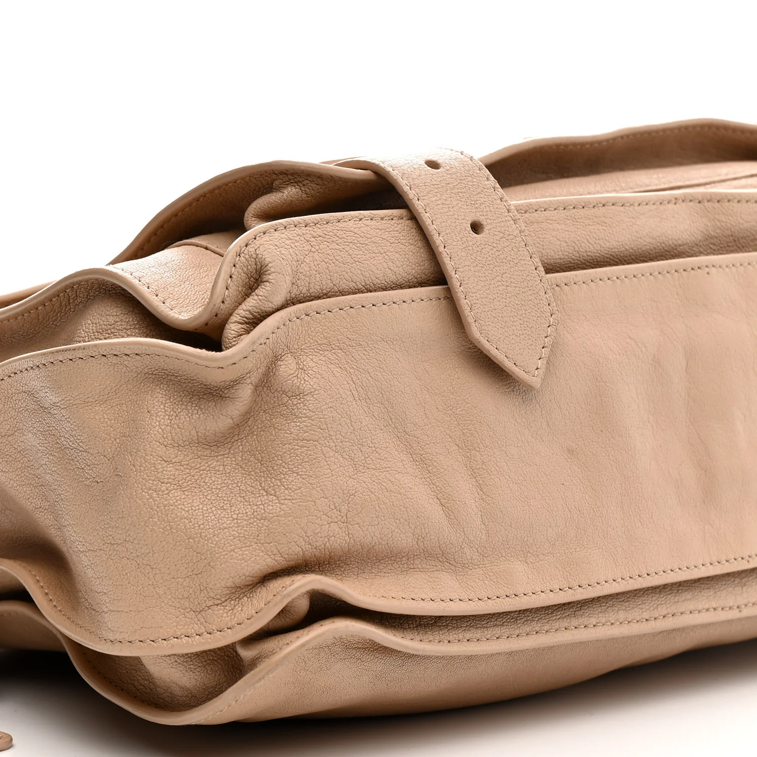 Lambskin Medium PS1 Satchel Nude