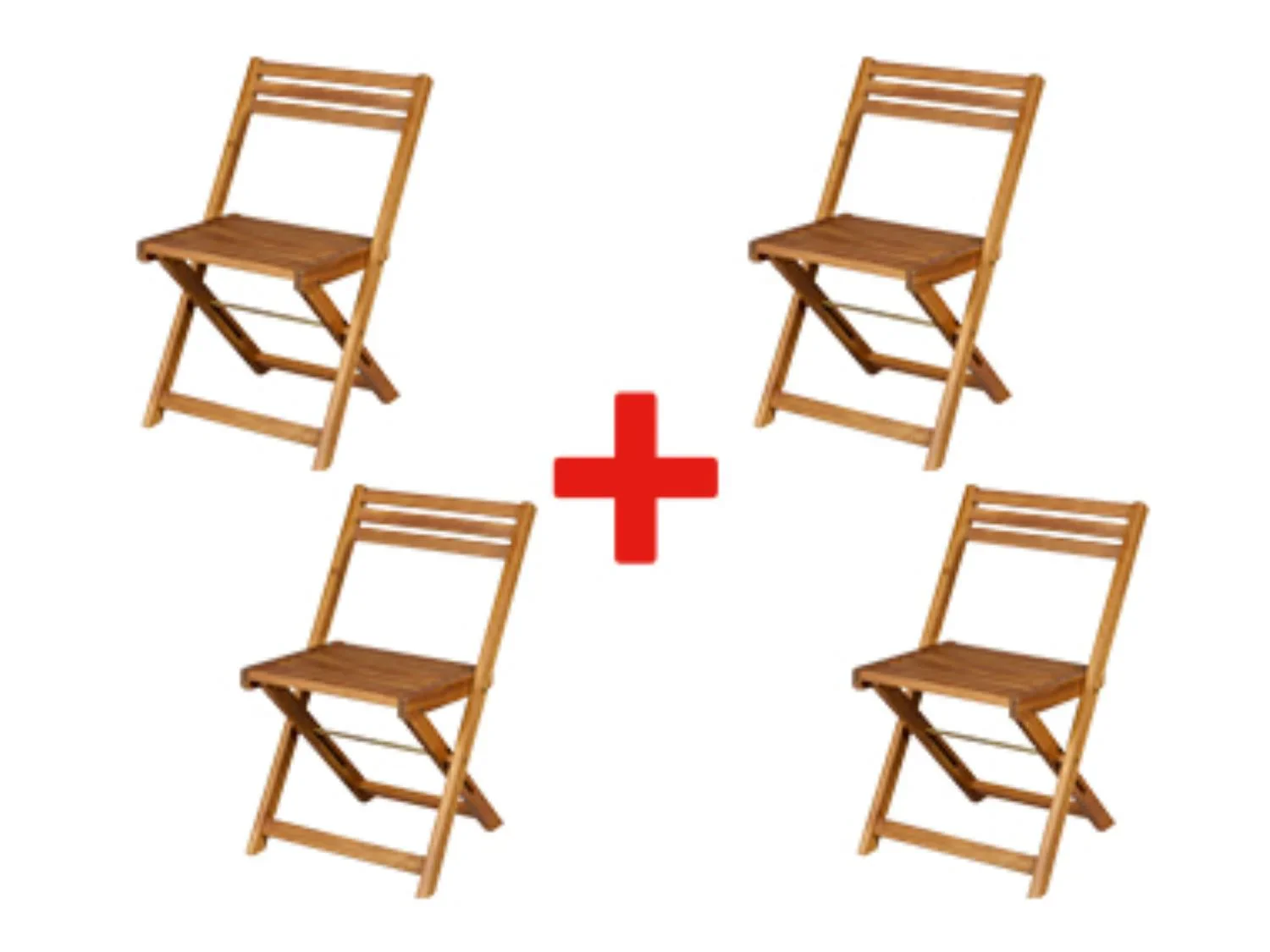 LIVARNO home Lot de 4 chaises SEVILLA