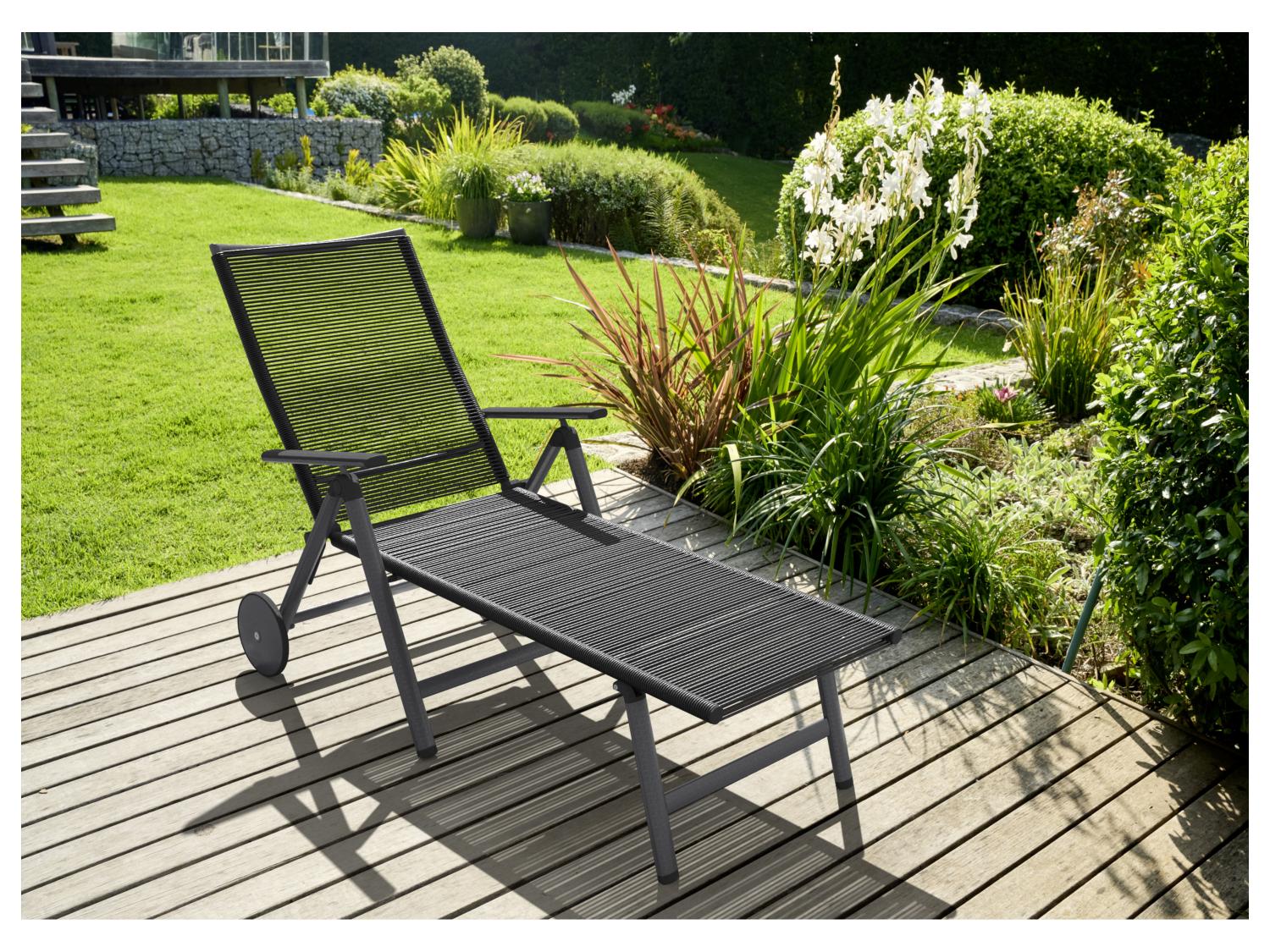 LIVARNO home Chaise longue  roulettes Miami