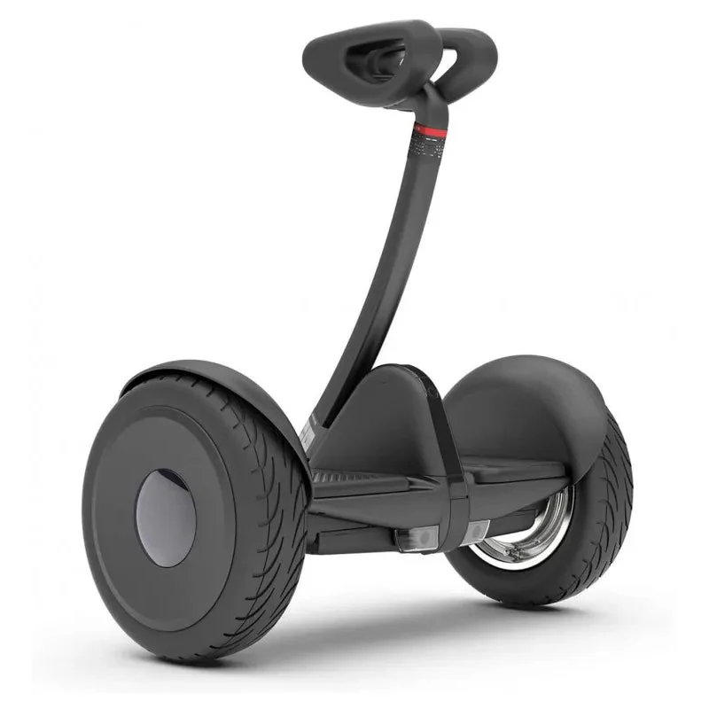 Smart Self Balancing Electric Scooter with LED light. Portable and Powerful. White and Black