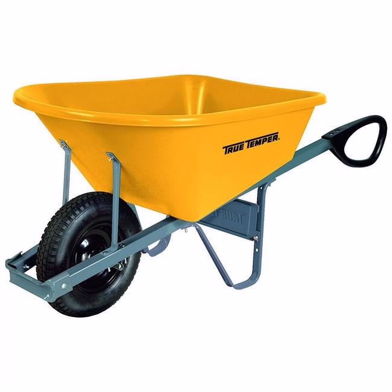 True Temper 6 cu ft. Total Control Poly Wheelbarrow