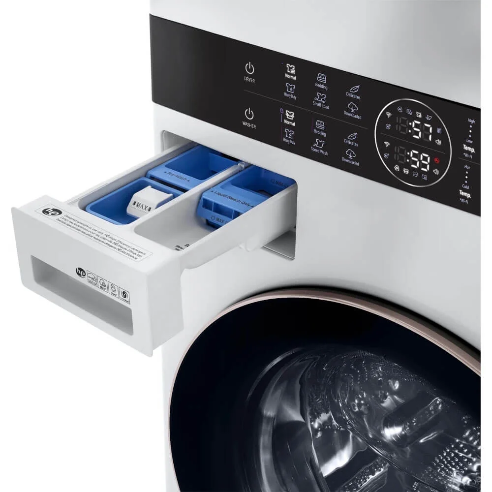 LG WKE100HWA COMBINATION WASHER ELECTRIC DRYER - Gray