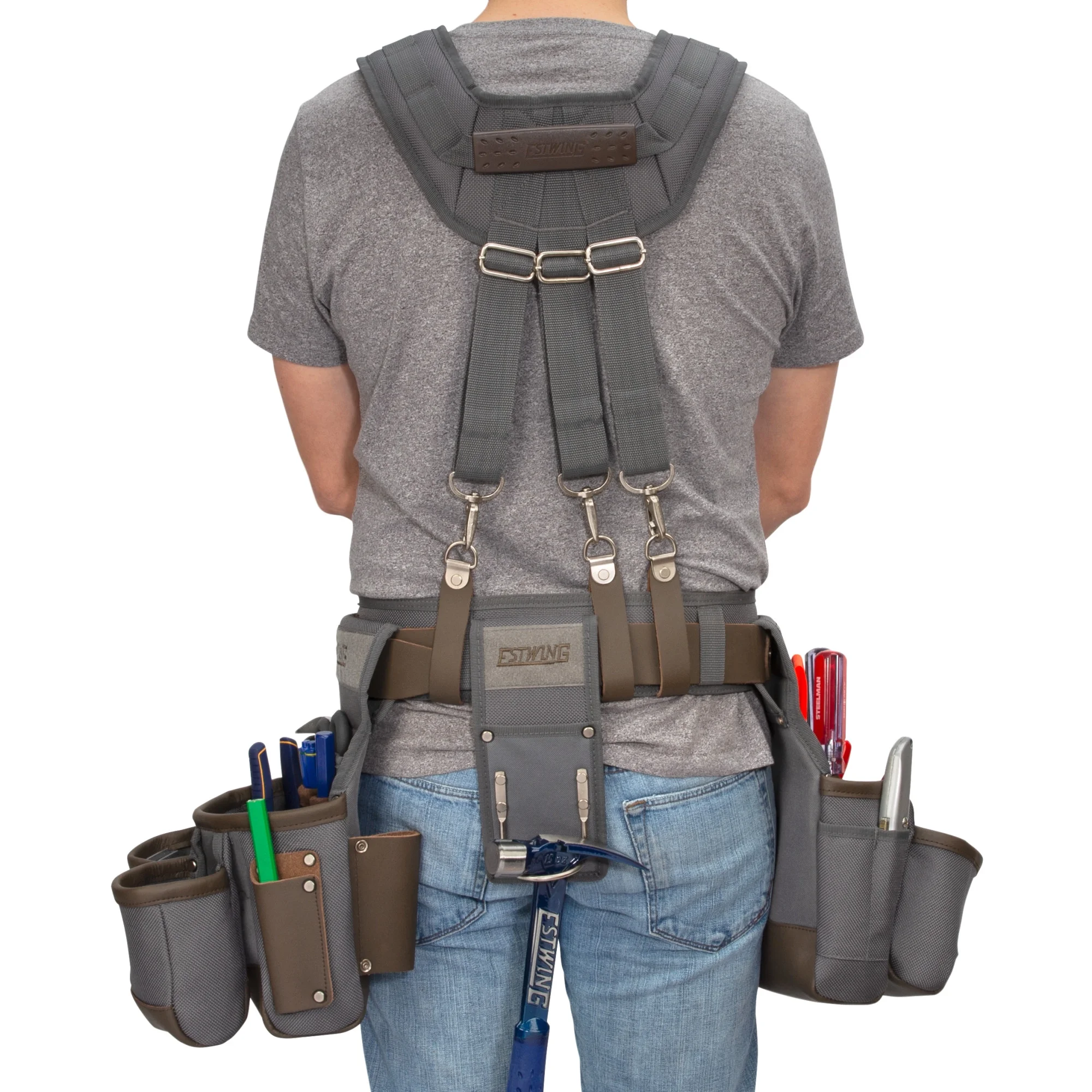 94745 15-Pocket Framer's Tool Pouch Apron Set - Image 6