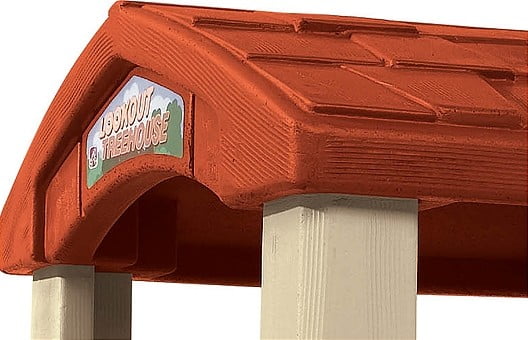 Step2 Naturally Playful Lookout Treehouse Toddler Climber with Slide Image 4