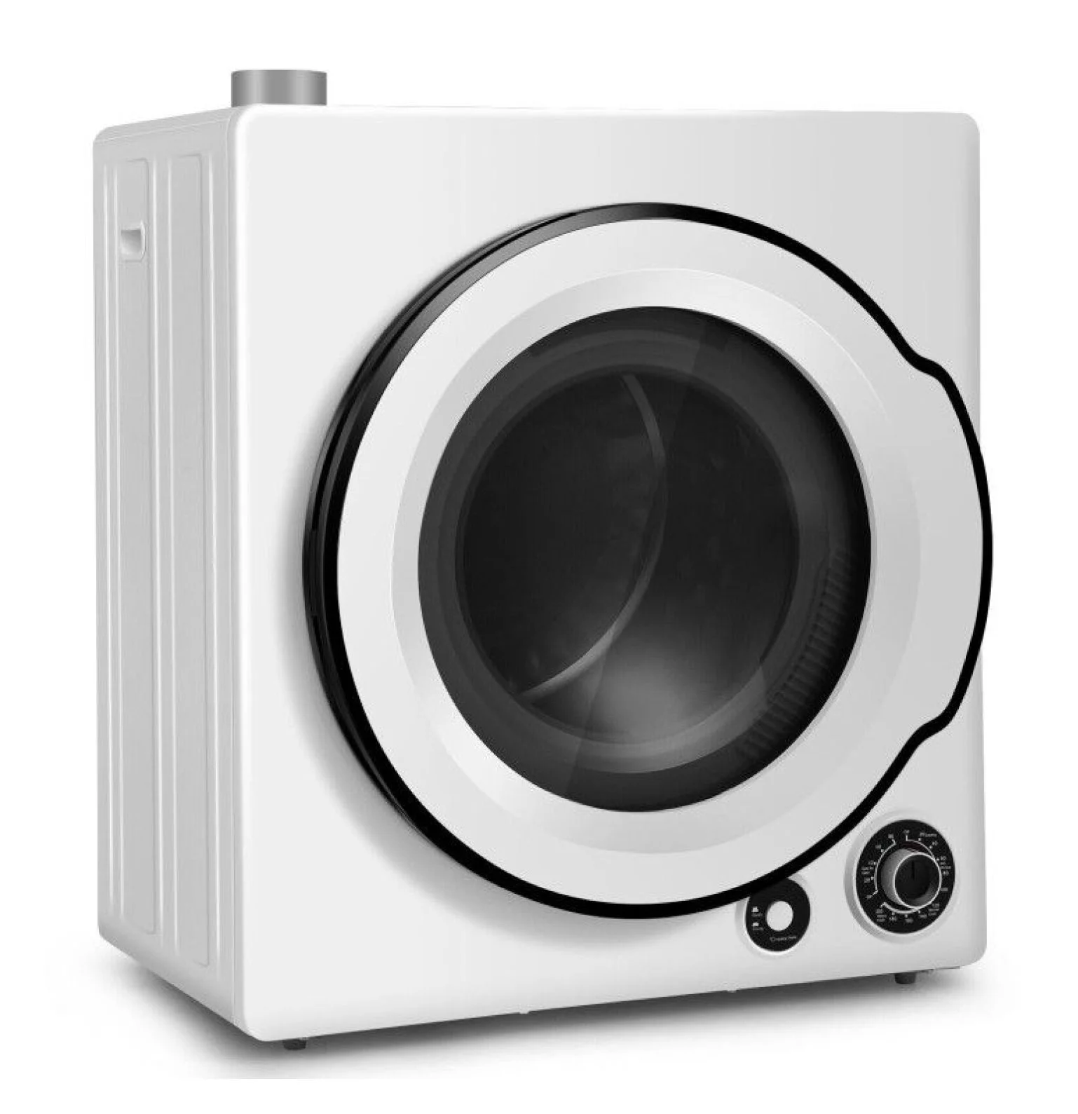 Electric Laundry Dryer, 13.2 lb Compact Tumble Dryer with Stainless Steel Tub, 4 Drying Modes, 2 Heat Settings, ETL Certified - for Apartments, Dorms, Rvs