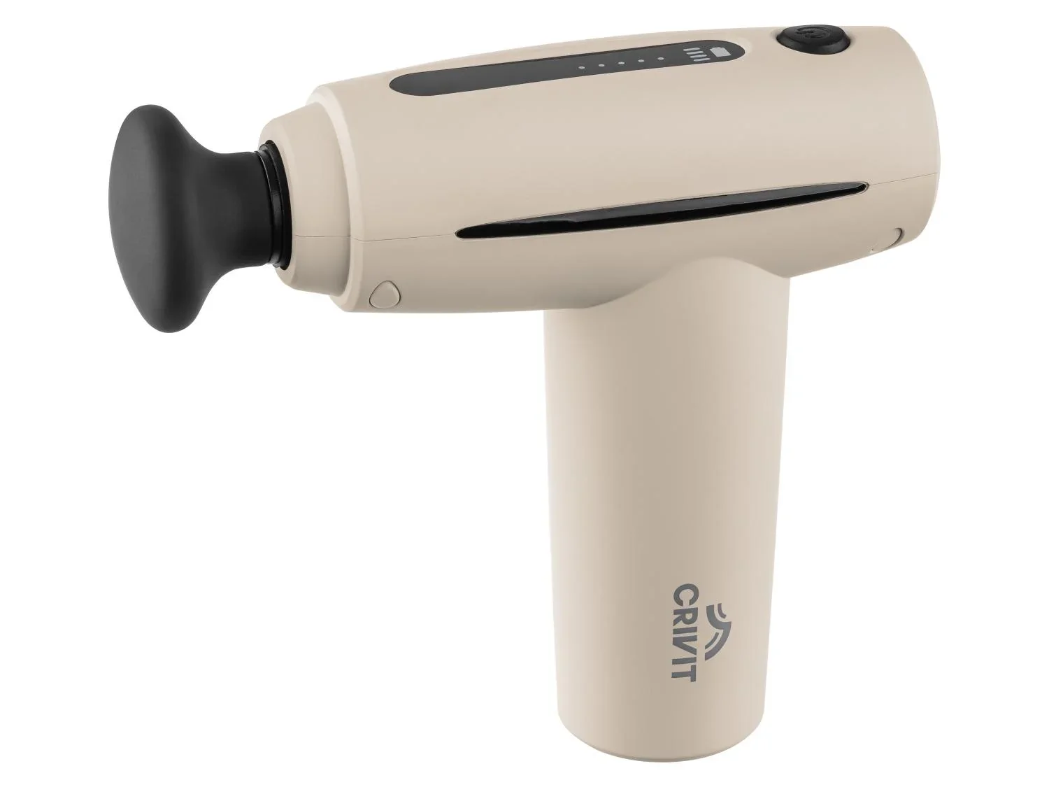 CRIVIT Mini-pistolet de massage CMMG 3.7 A1, 4 ttes, 5 vitesses