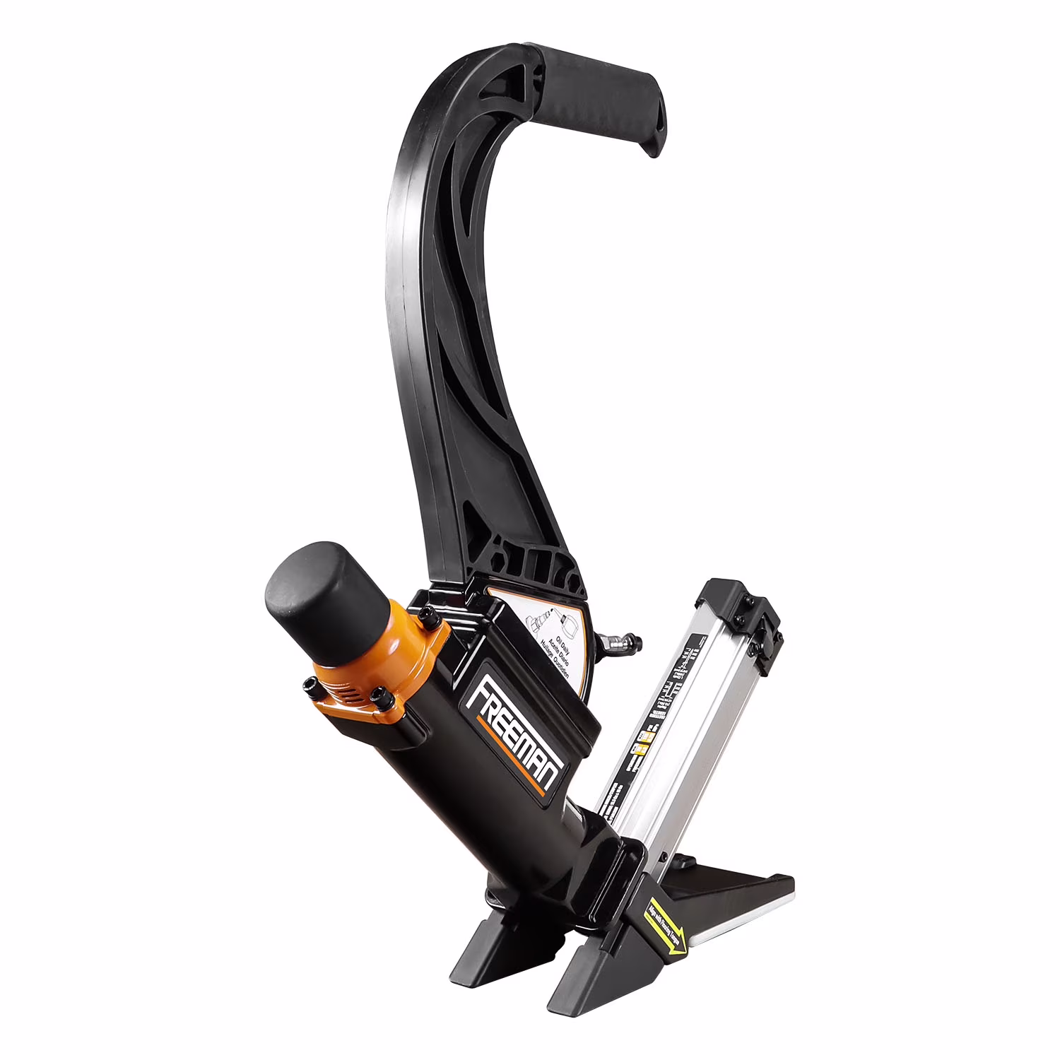 Freeman P50LSLW Lightweight Pneumatic 2-in-1 15.5-Gauge and 16-Gauge 2 Flooring Nailer / Stapler with Flooring Mallet and Interchangeable Base Plates