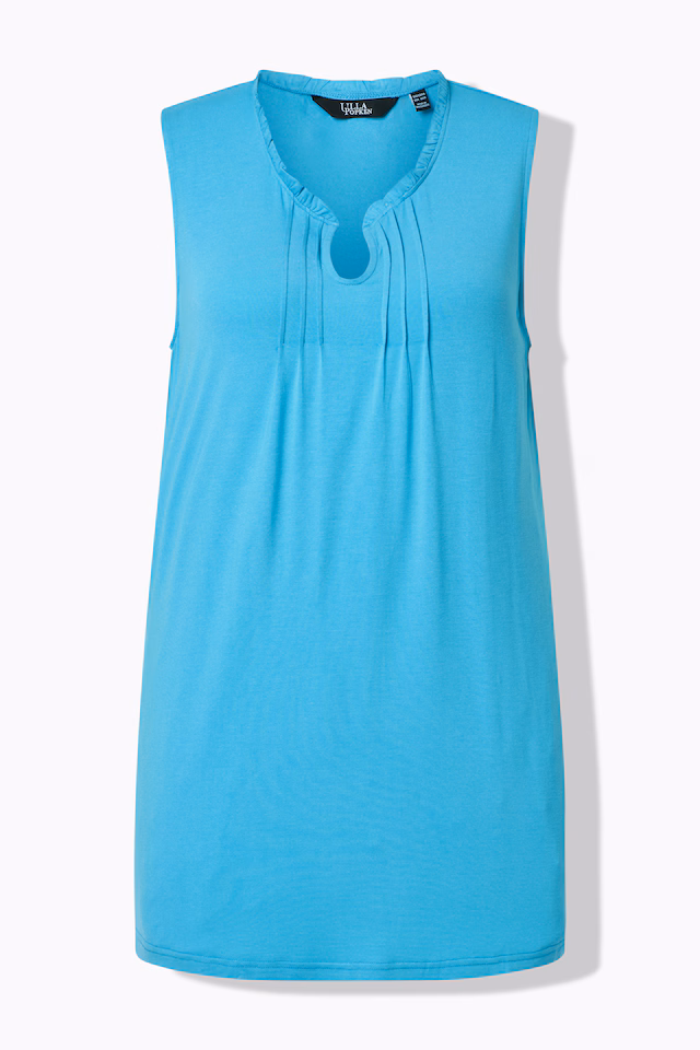 Pintuck Detail Tank Top