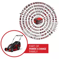 Tondeuse à gazon sans fil GE-CM 43 Li M Kit (2x4,0Ah)