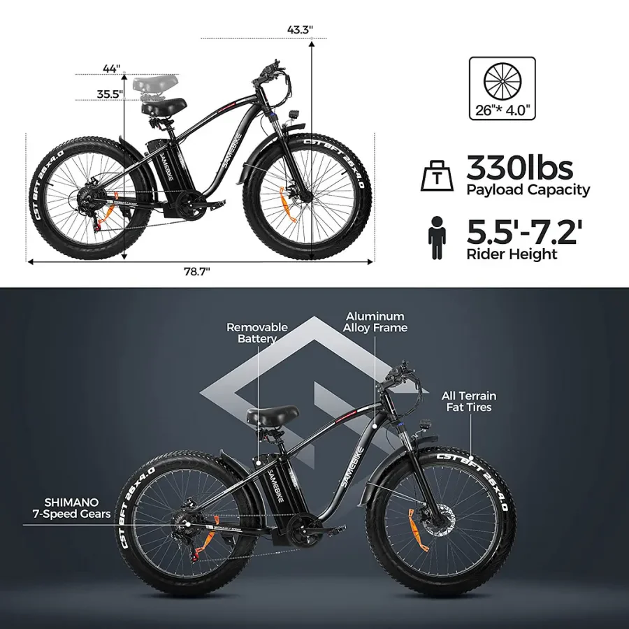 Clearance SaleモOutdoor electric bike with 48V / 15Ah lithium battery