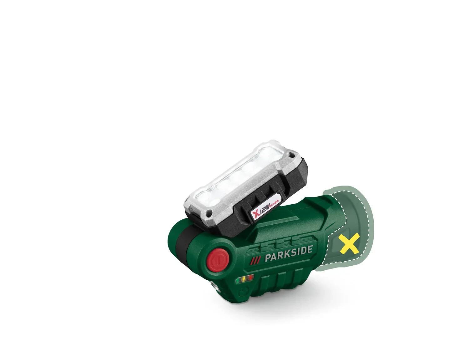 PARKSIDE Lampe  LED sans fil sans batterie ni chargeur,12 V
