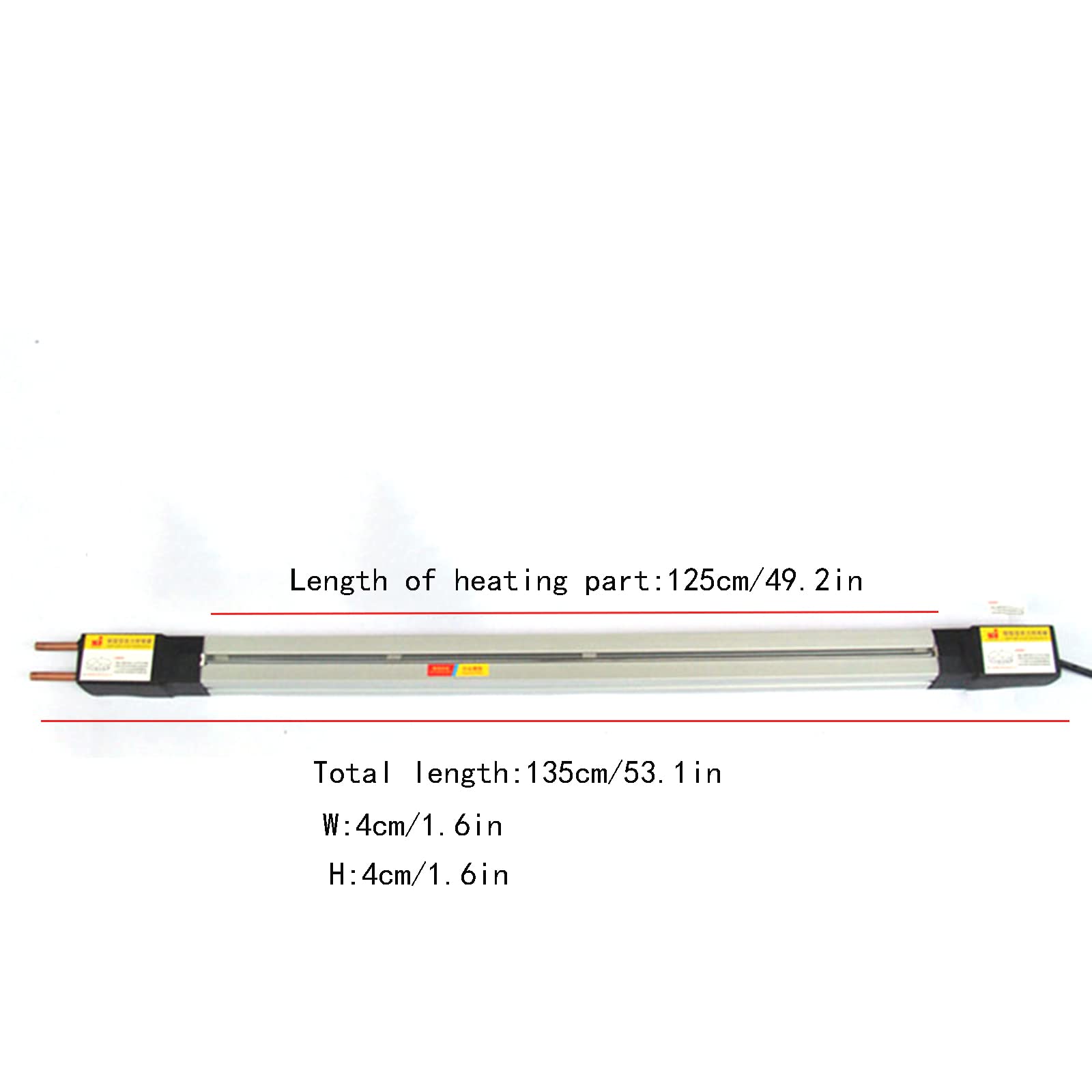 Acrylic PVC Plastic Bender, 110V Plastic Sheet Bender(49.2 Inch) | Acrylic PVC Plastic Bender, Acrylic Heat Bending Machine, Manual Strips Heater with Bracket