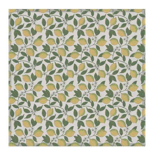 Citroner duk 145x145 cm gul