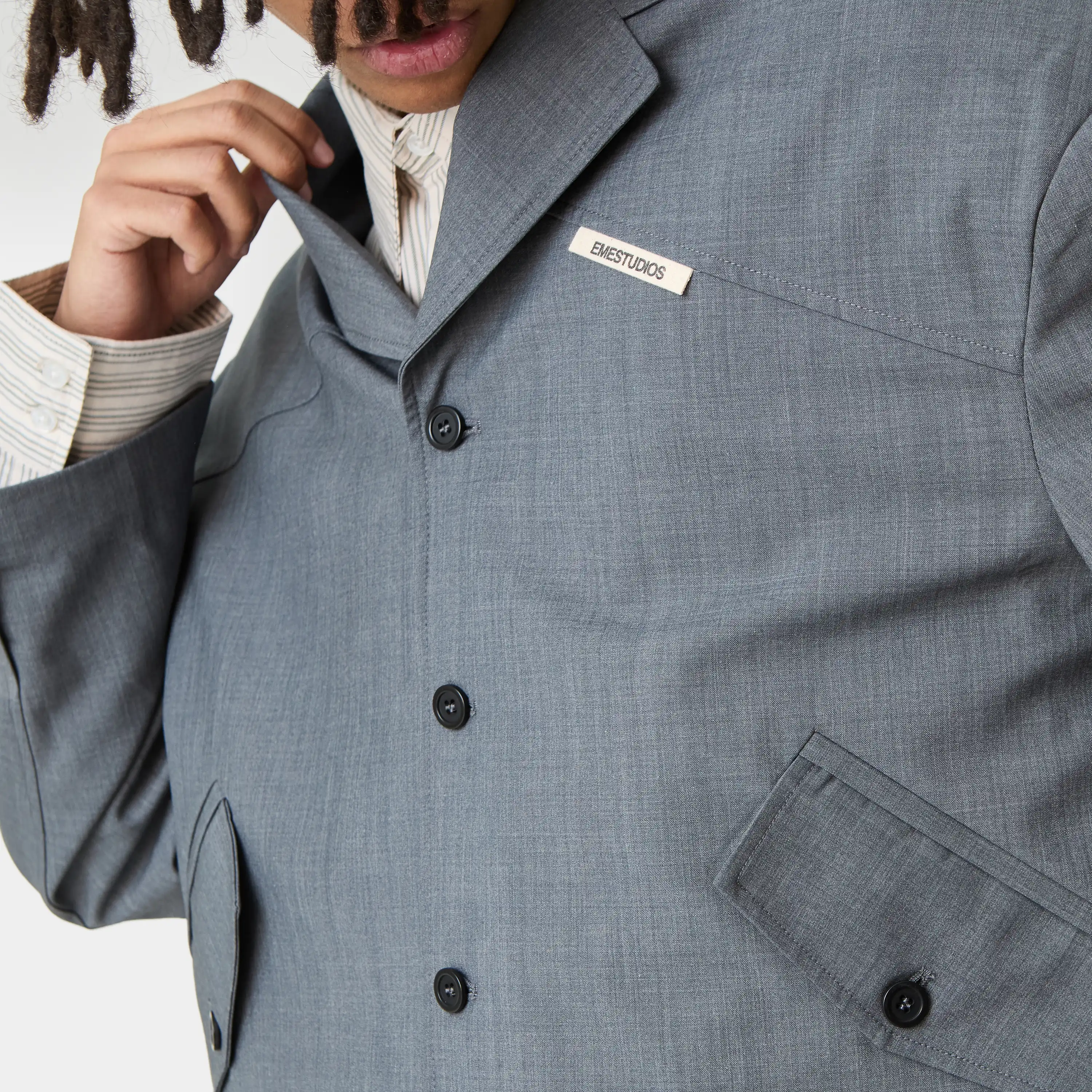 Orbit Slate Grey Blazer