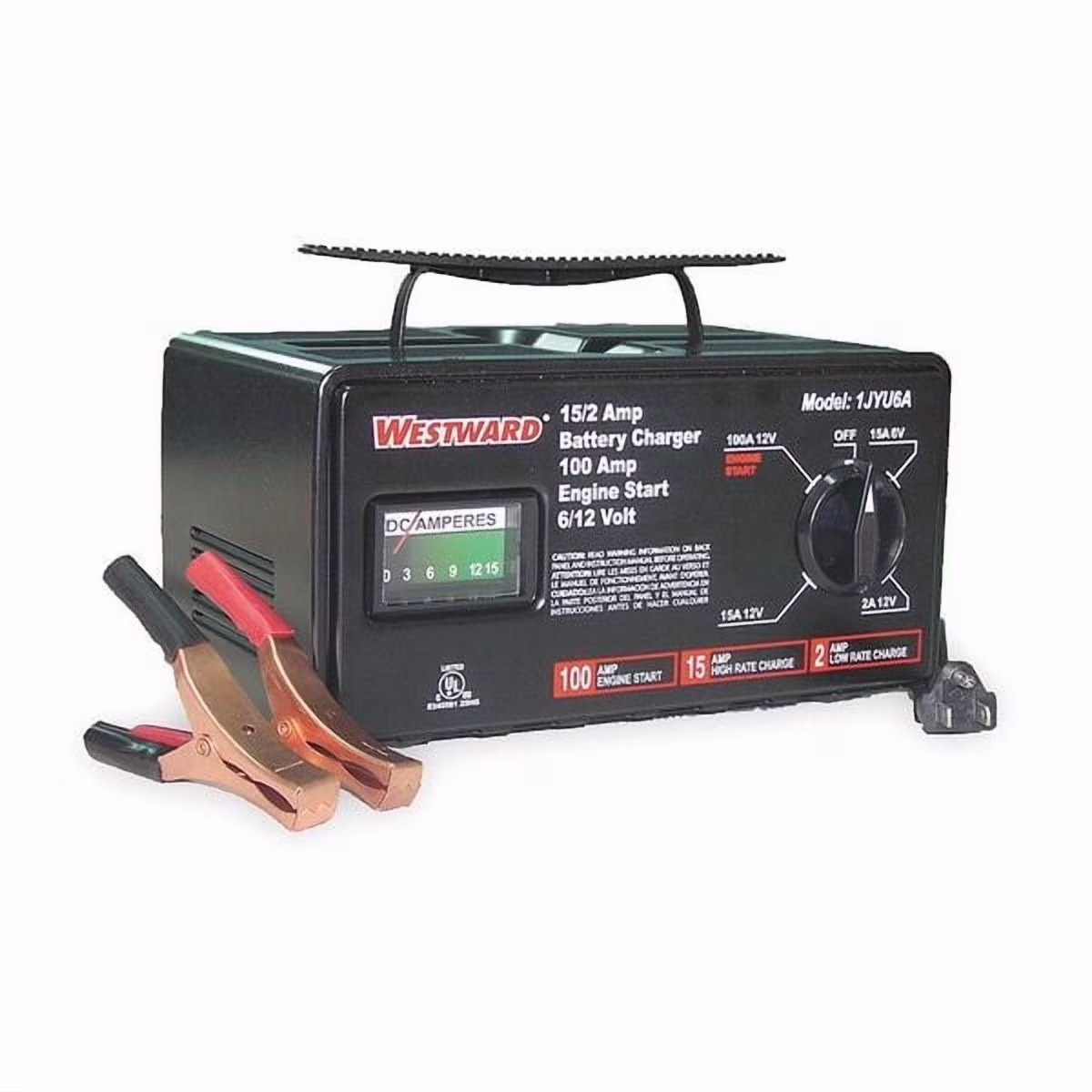 1JYU6 100 amp 6/12V Fully Automatic Battery Charger