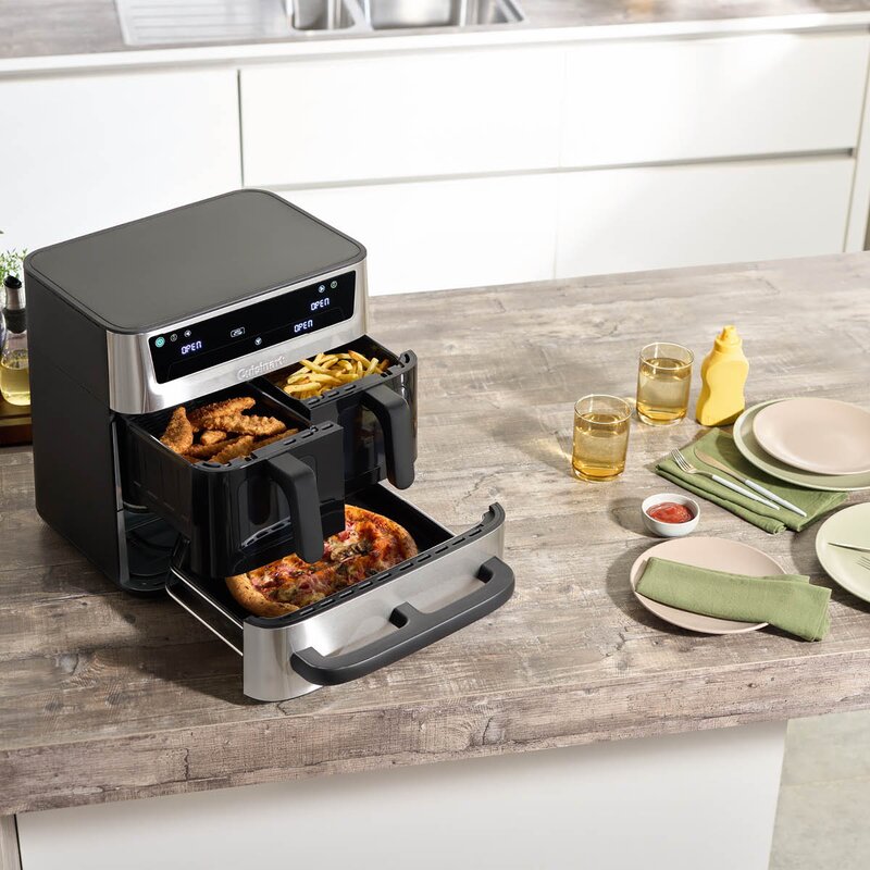TriZone airfryer AFT13XSSE 13,2L 2550W rustfritt stål