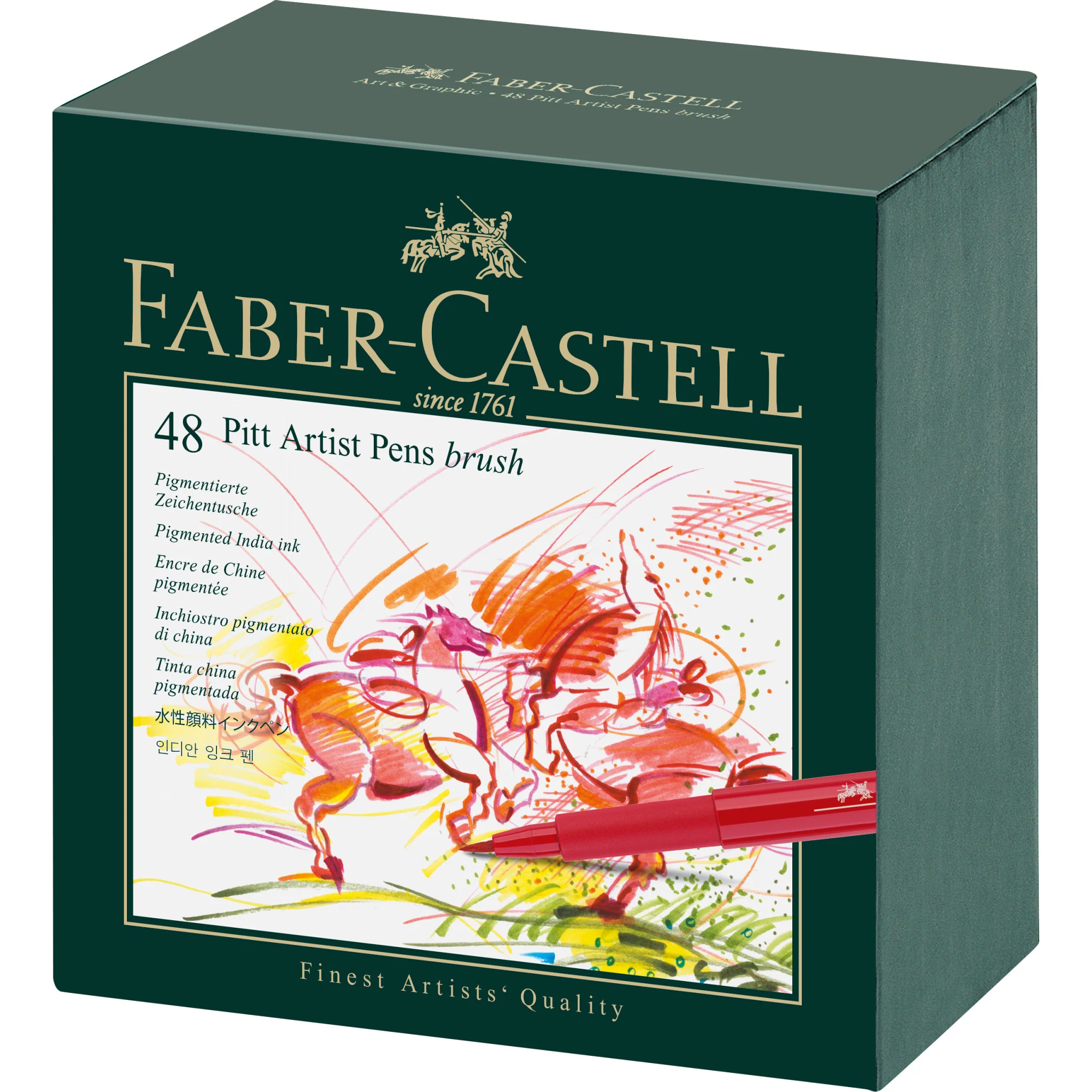 Stylo-pinceau Pitt Artist - Coffret cadeau de 48