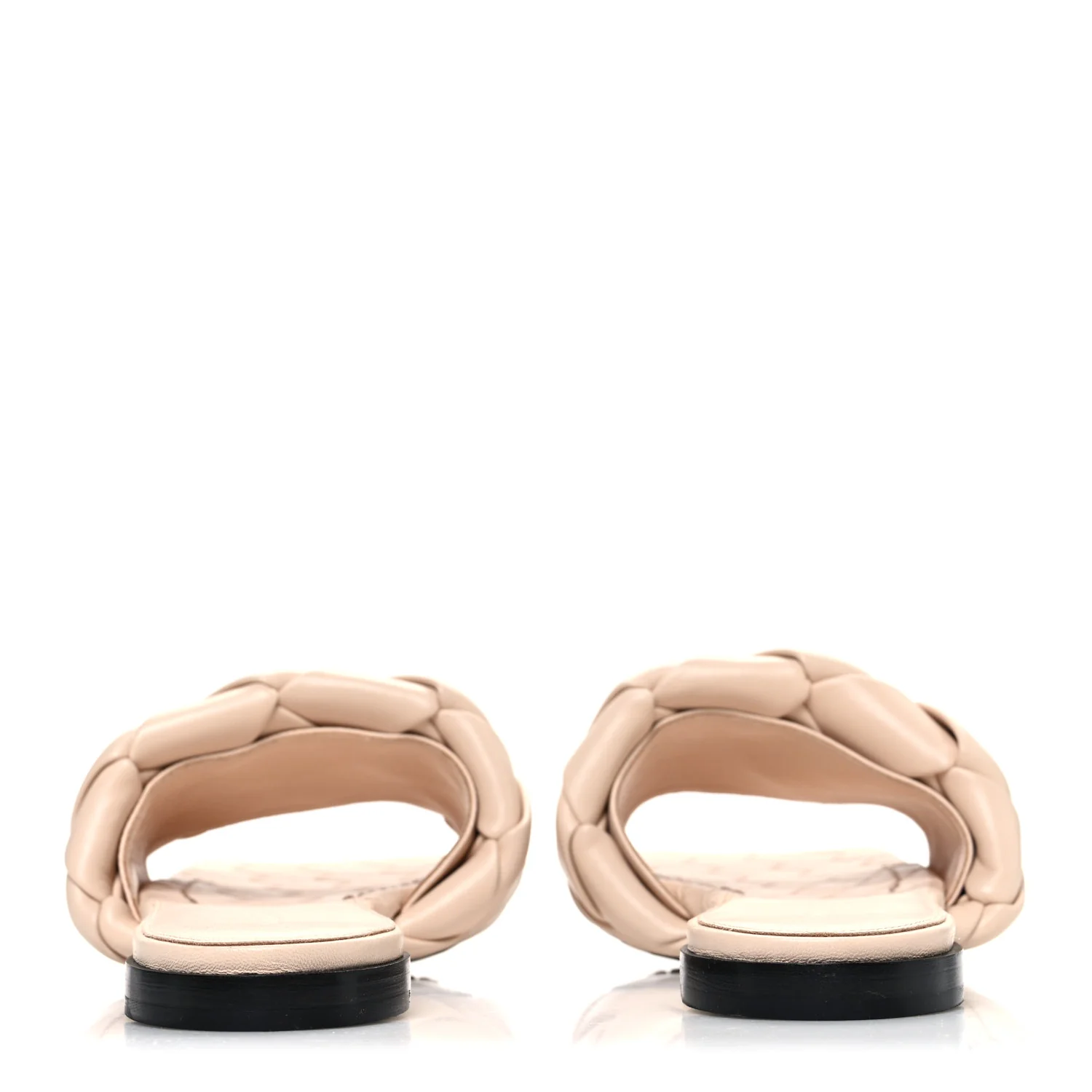 Nappa Maxi Intrecciato Lido Flat Sandals 40 Bandage