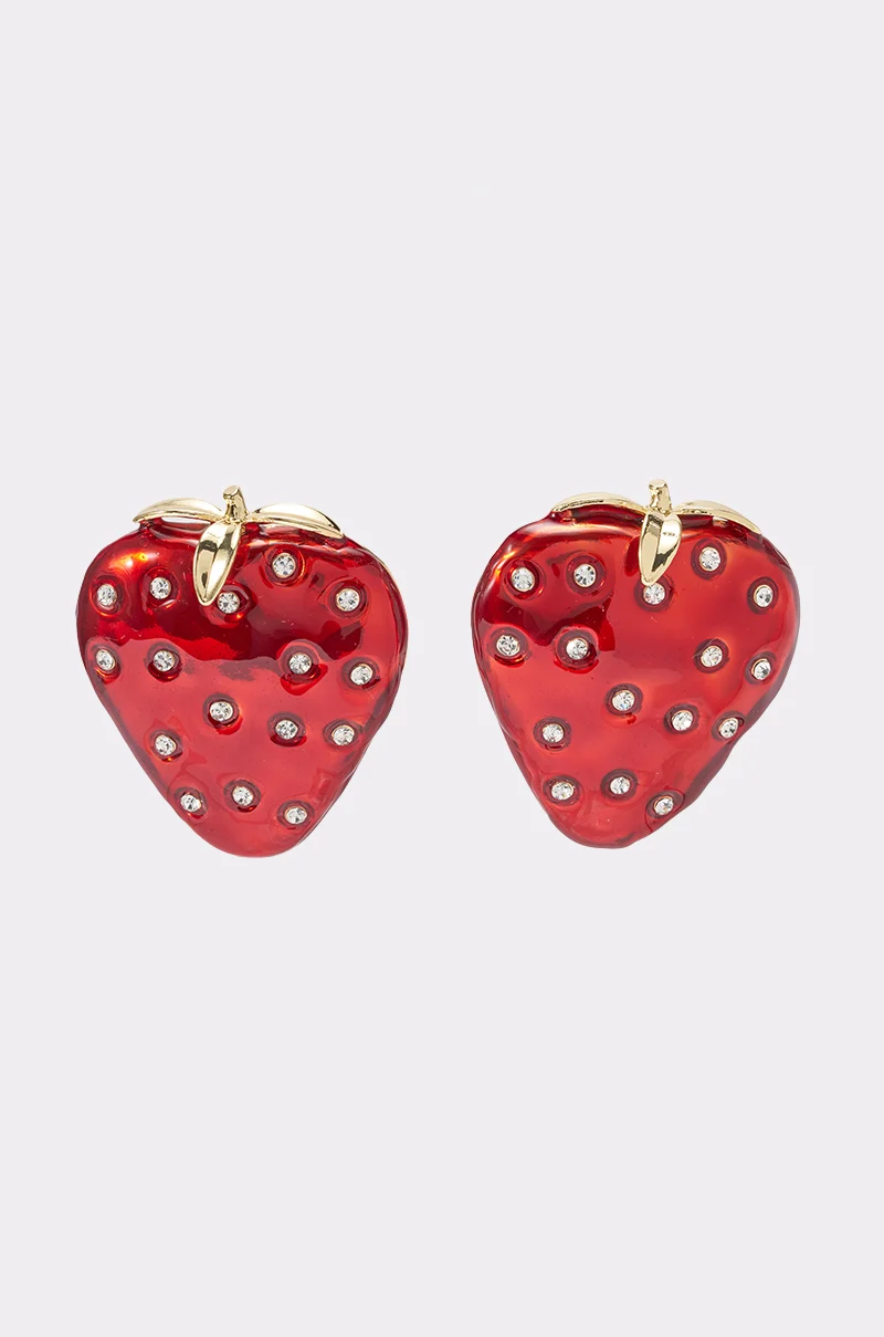 SO FRESHHH STRAWBERRY EARRING - Akira Store