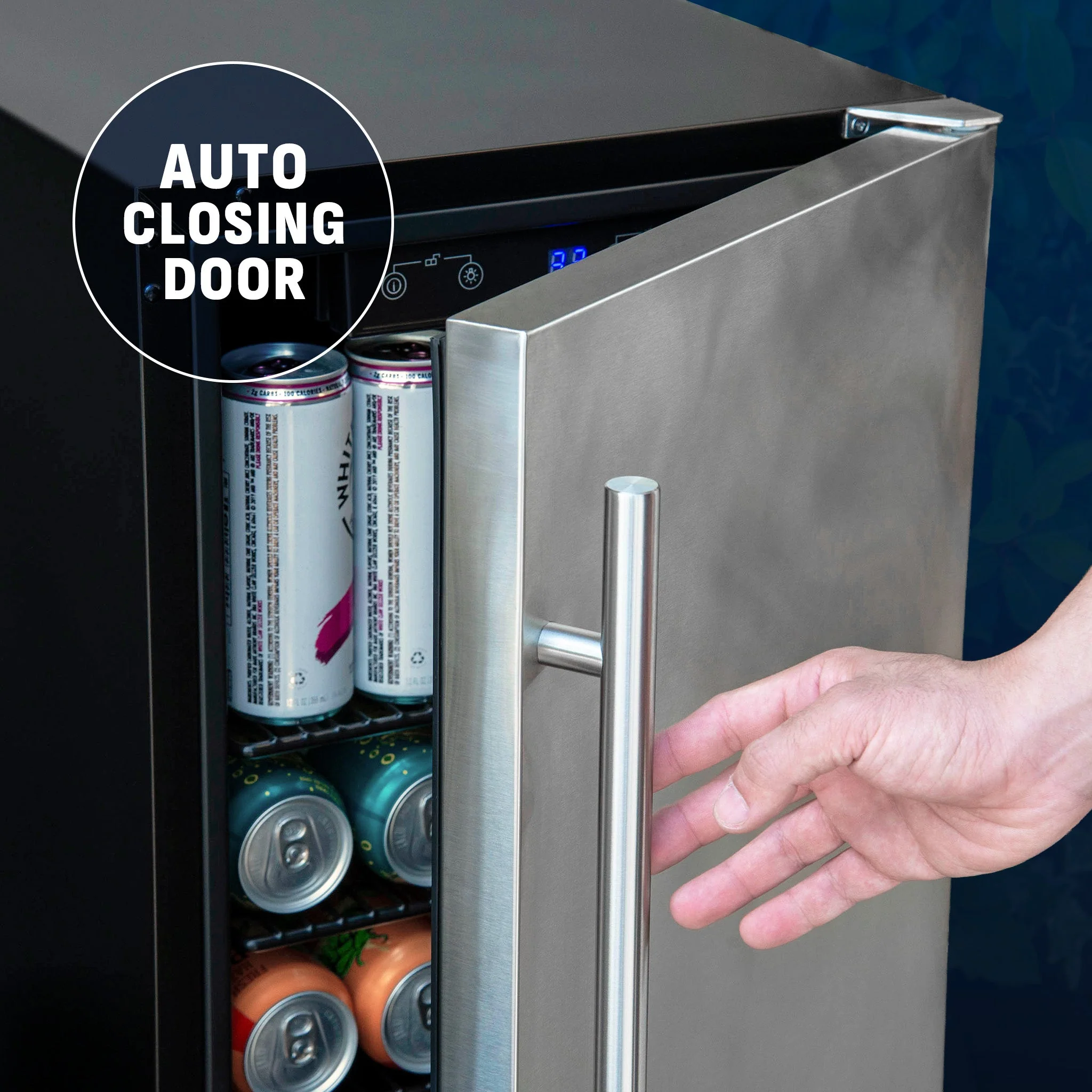 Newair 90-Can Built-In/Freestanding Outdoor Beverage Fridge - 15