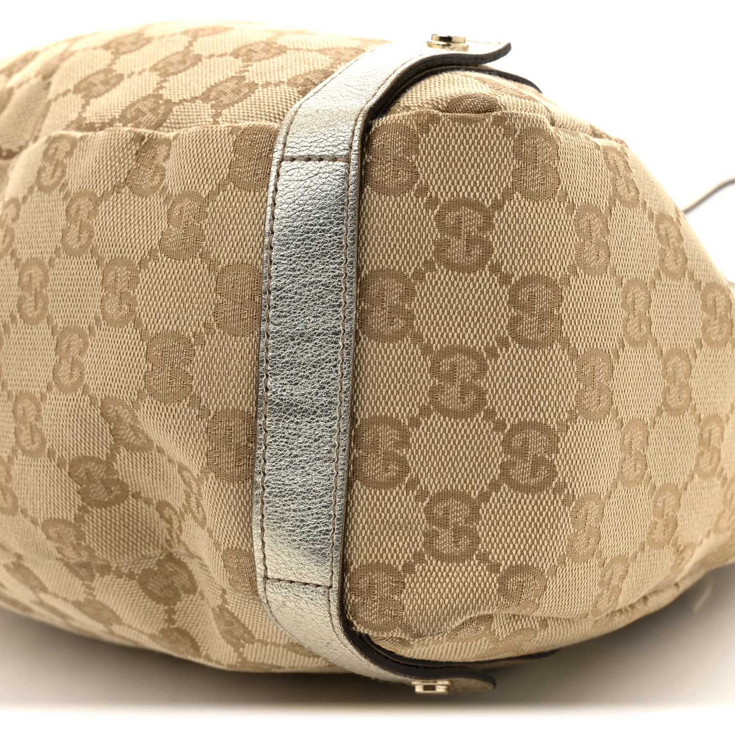 Monogram Medium Abbey Shoulder Bag Gold
