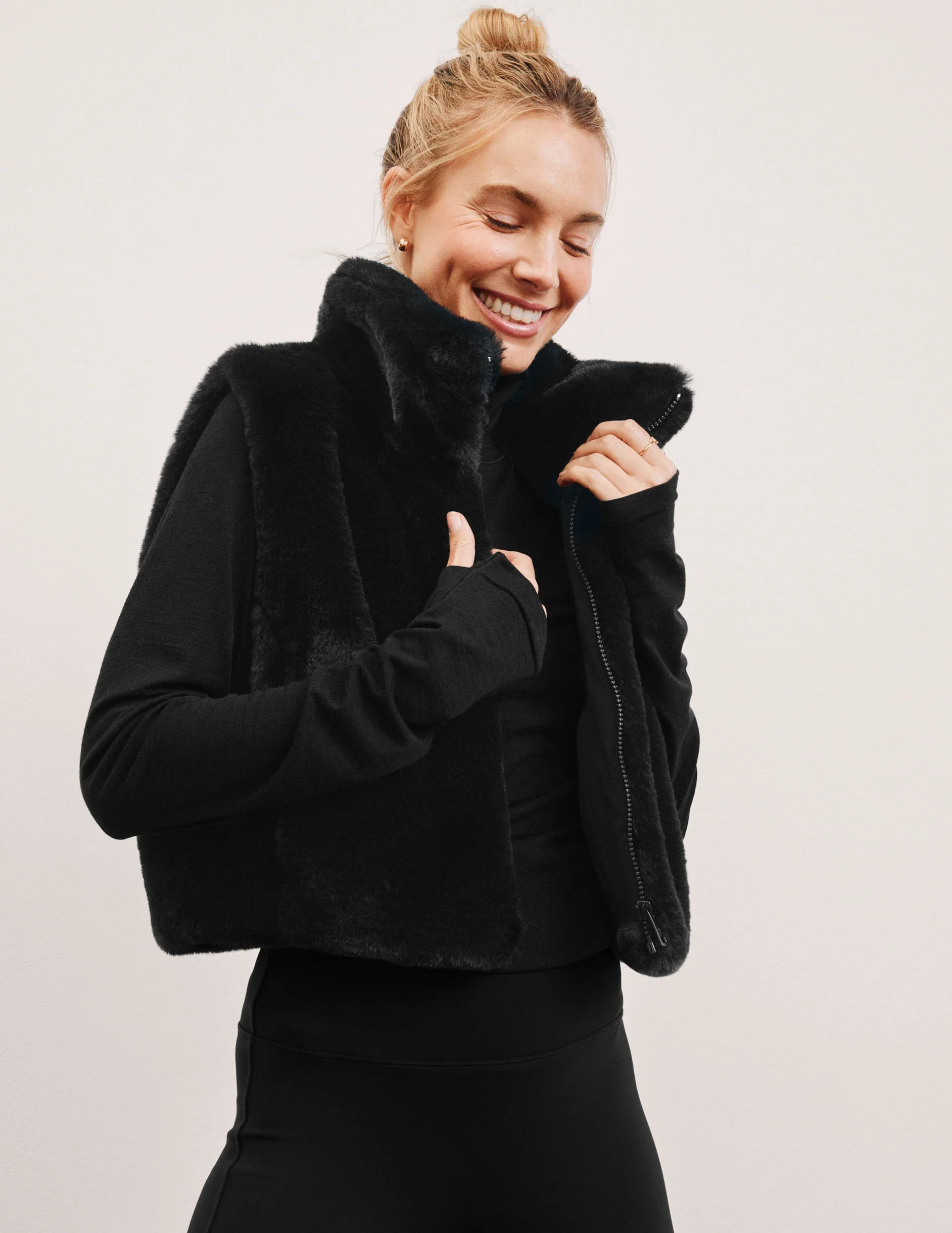 On The List Faux Fur Vest