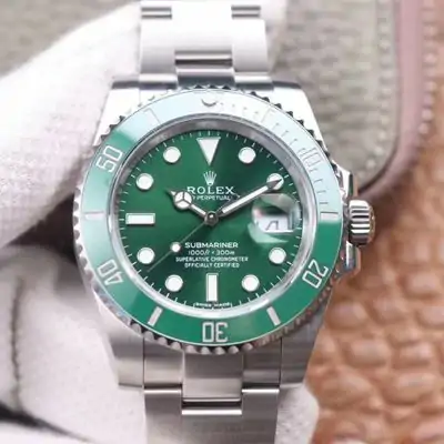 Rolex Submariner 116610LV-97200 Noob Factory V11 Green Dial