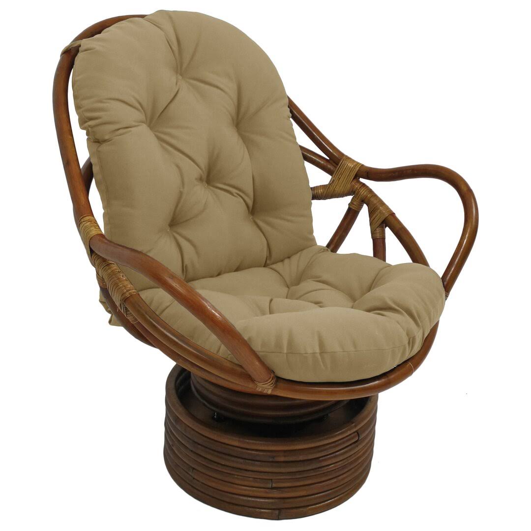 Bay Isle Home Hamilton Indoor/Outdoor Rocking Chair Cushion : Sandstone